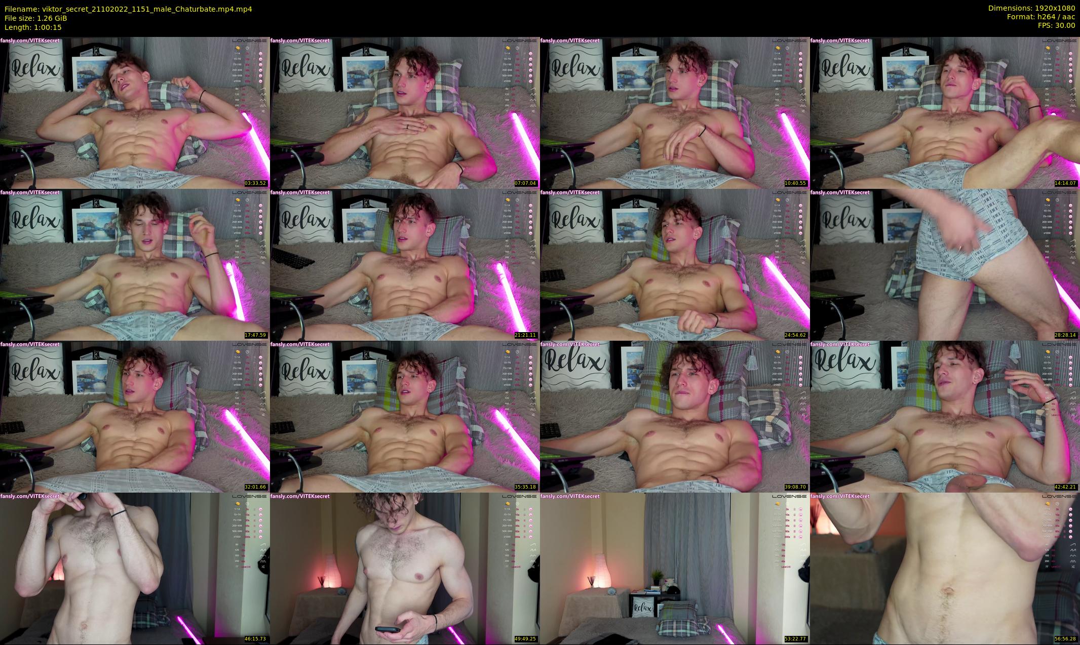 viktor_secret — 61 minute Chaturbate male cam show recording, 1080p, Oct 21, 2022
