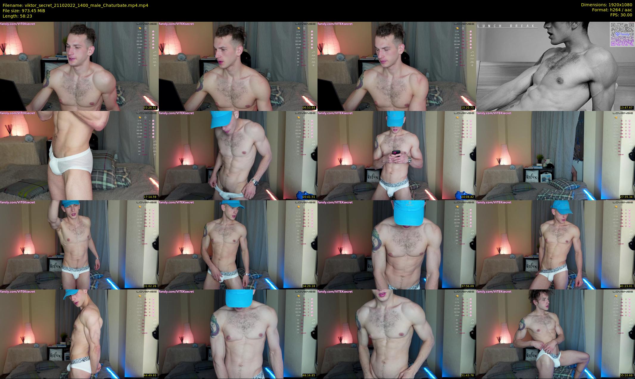 viktor_secret — 59 minute Chaturbate male cam show recording, 1080p, Oct 21, 2022