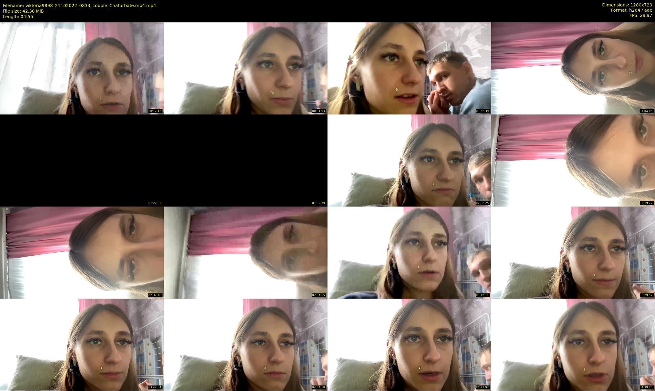 viktoria9898 — 5 minute Chaturbate couple cam show recording, 720p, Oct 21, 2022