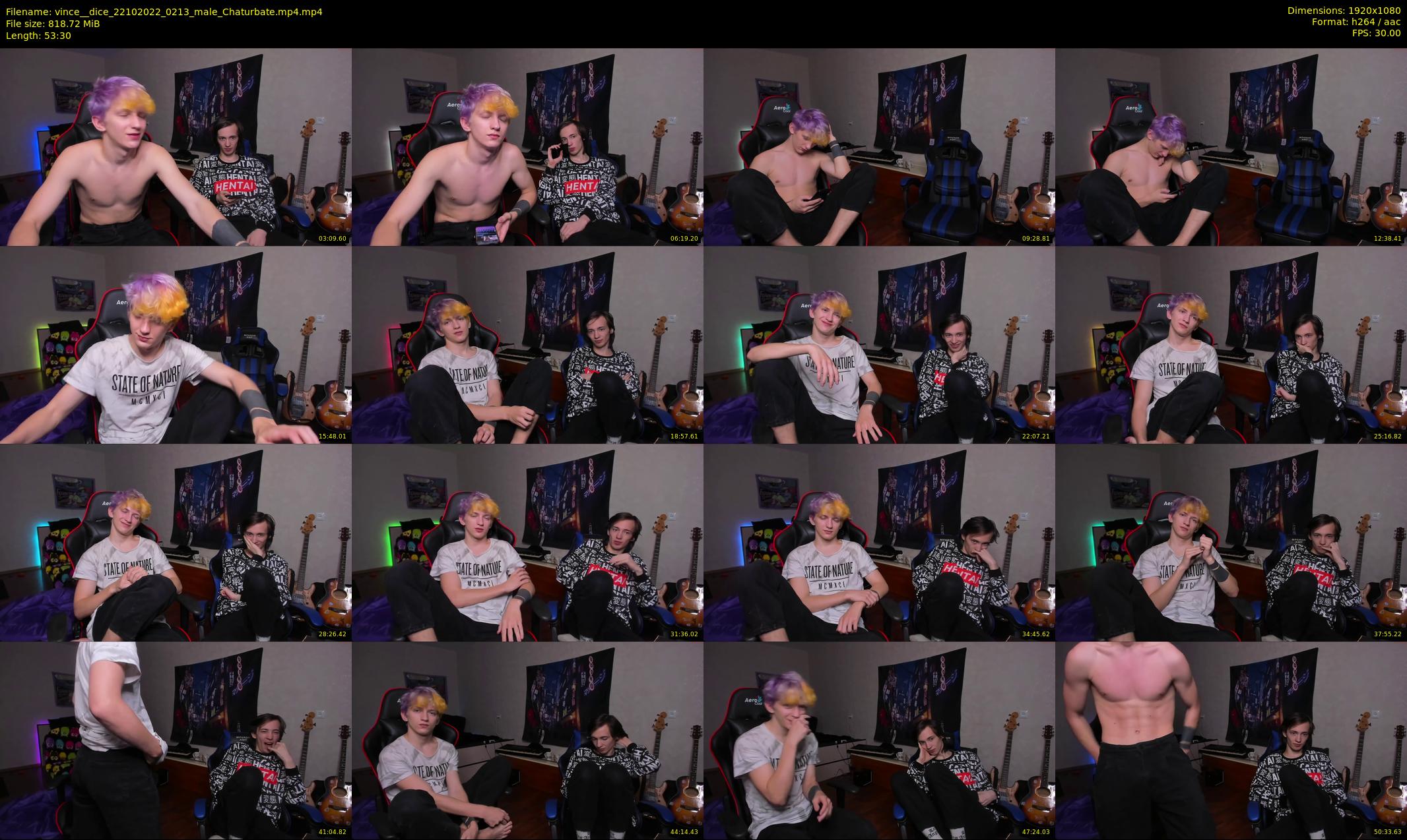 vince__dice — 54 minute Chaturbate male cam show recording, 1080p, Oct 22, 2022