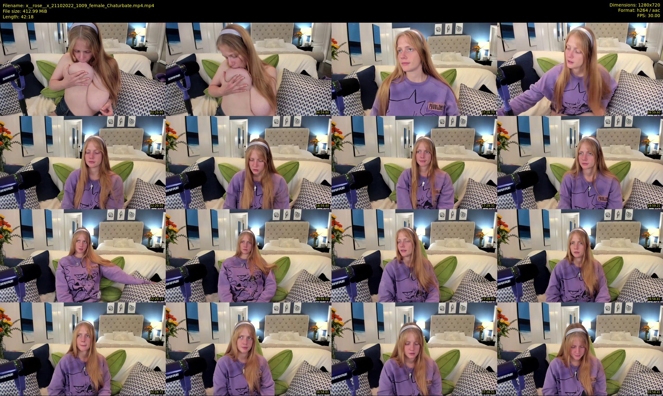 x__rose__x — 43 minute Chaturbate female cam show recording, 720p, Oct 21, 2022