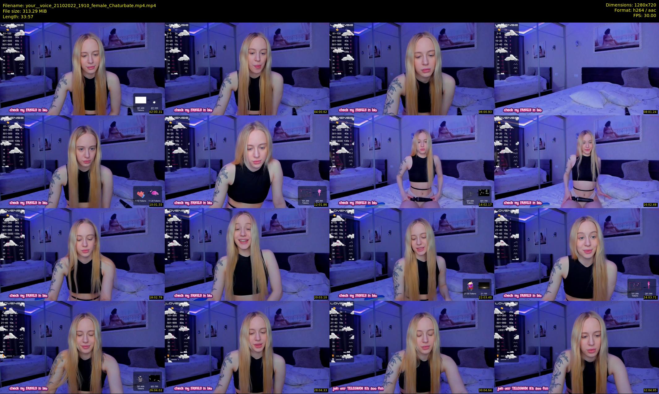 your__voice — 34 minute Chaturbate female cam show recording, 720p, Oct 21, 2022