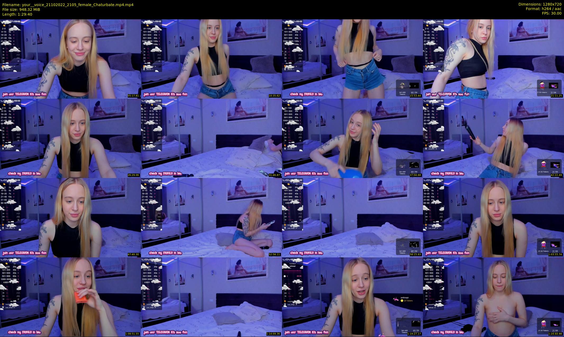 your__voice — 90 minute Chaturbate female cam show recording, 720p, Oct 21, 2022