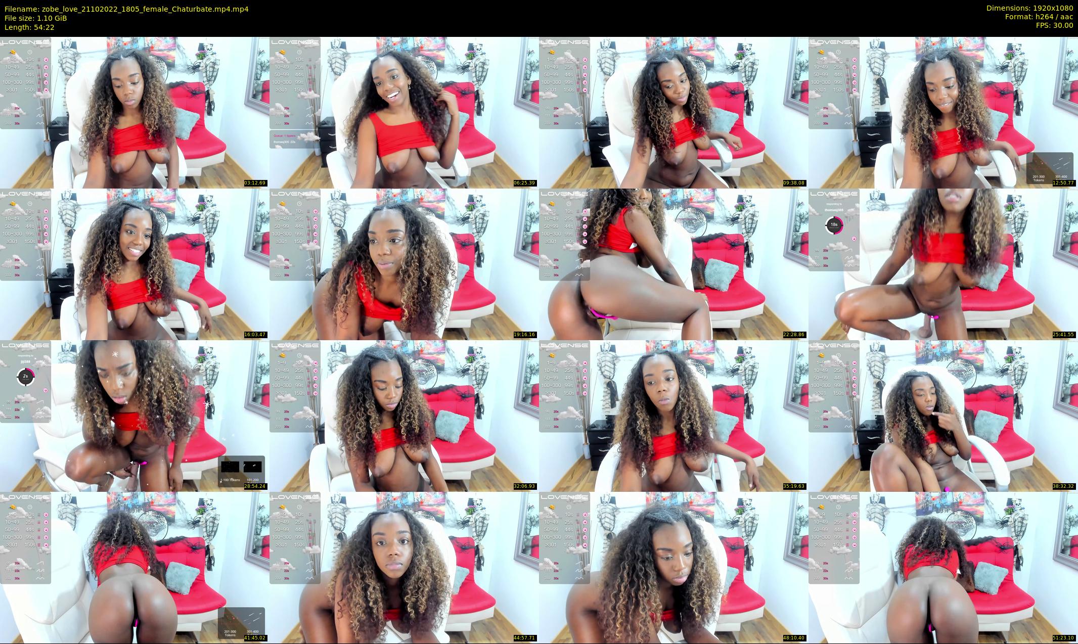 zobe_love — 55 minute Chaturbate female cam show recording, 1080p, Oct 21, 2022