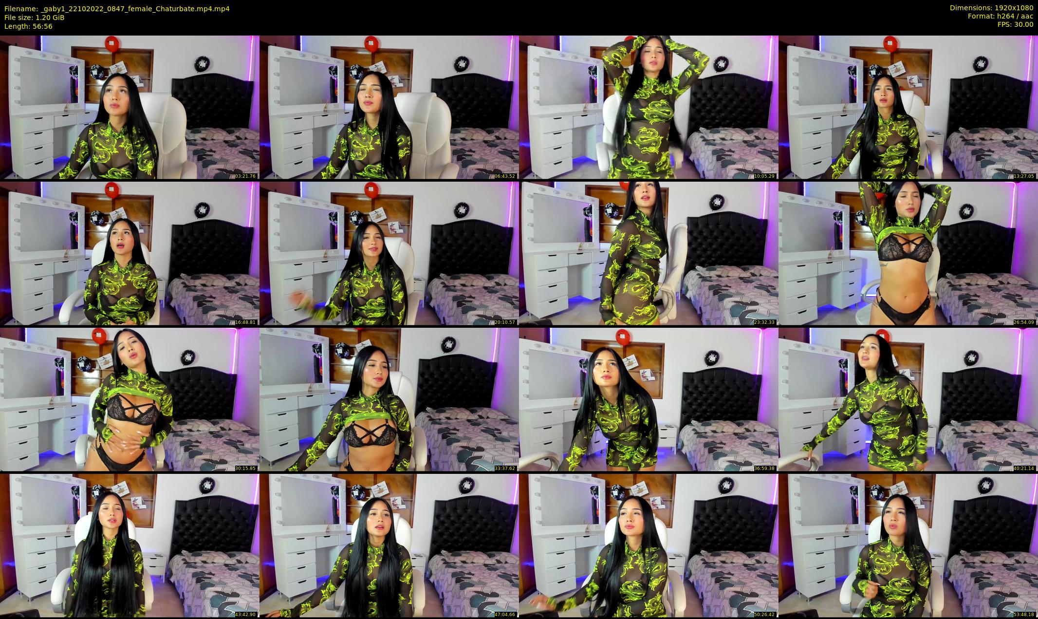 _gaby1 — 57 minute Chaturbate female cam show recording, 1080p, Oct 22, 2022