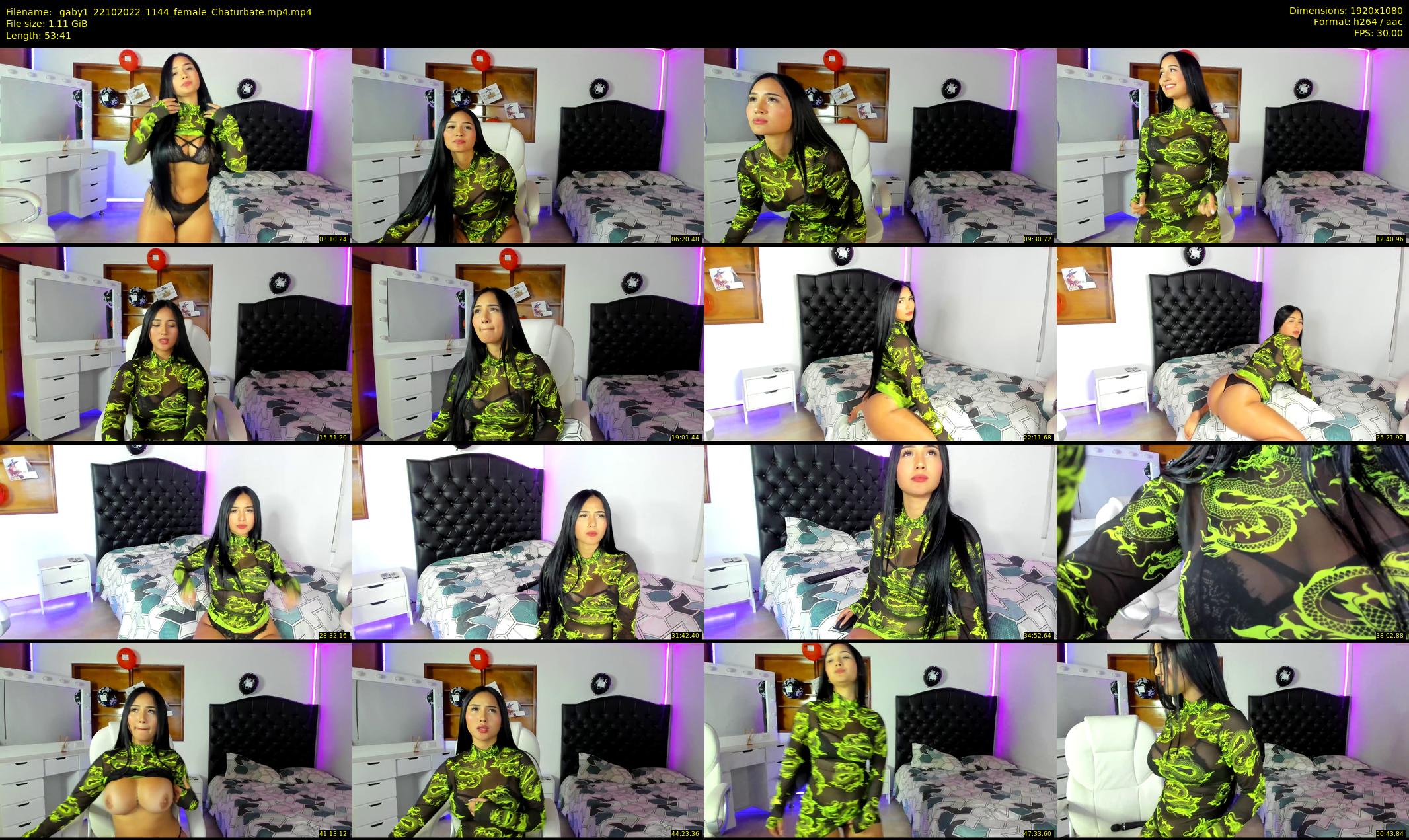 _gaby1 — 54 minute Chaturbate female cam show recording, 1080p, Oct 22, 2022
