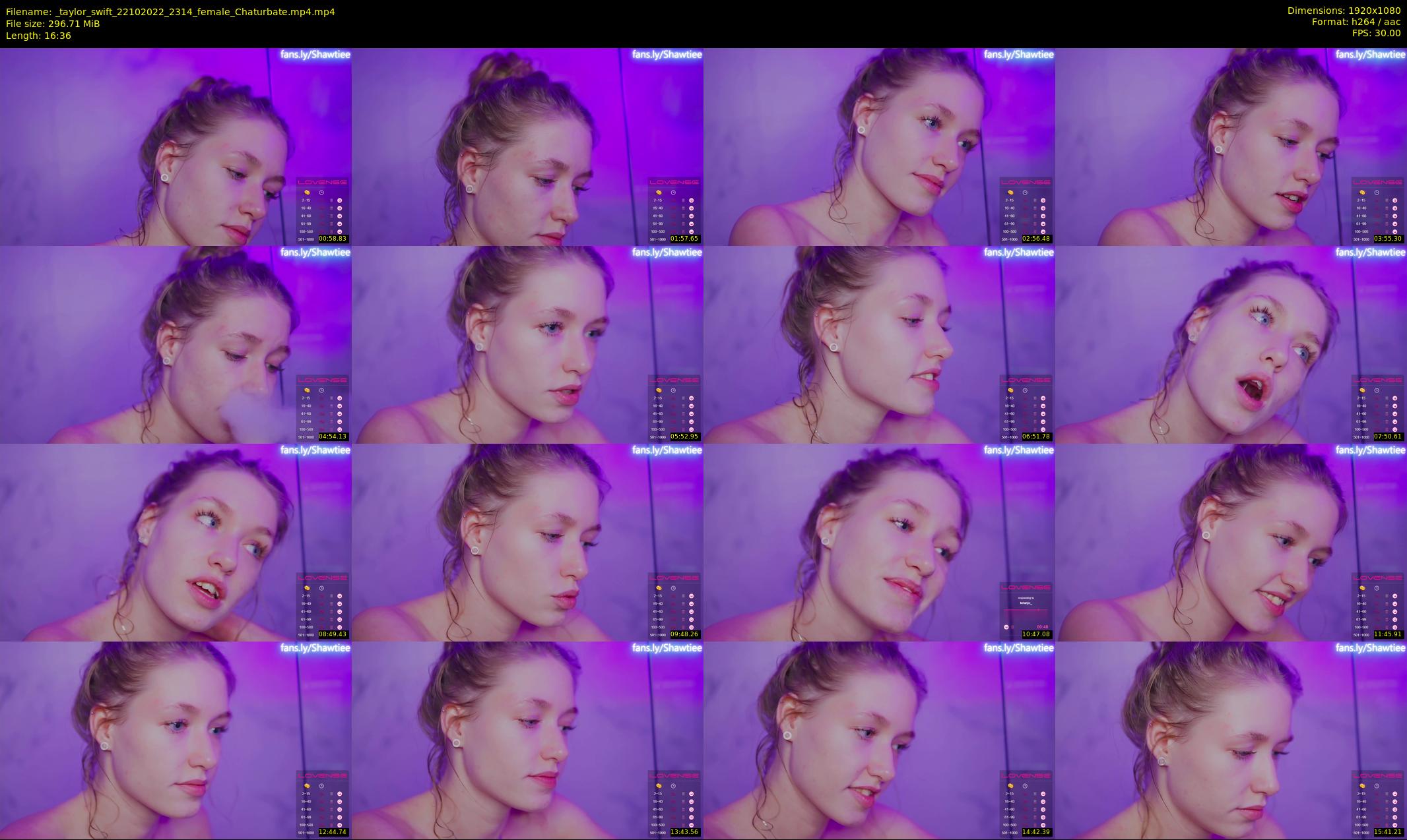 _taylor_swift — 17 minute Chaturbate female cam show recording, 1080p, Oct 22, 2022