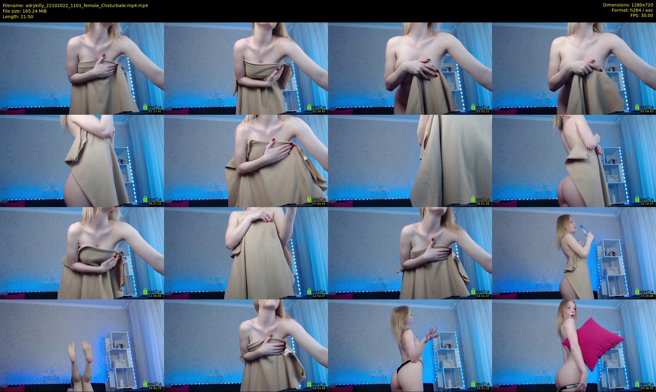 adrykilly — 22 minute Chaturbate female cam show recording, 720p, Oct 22, 2022