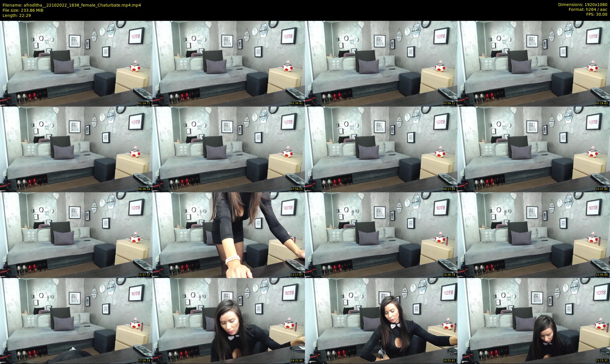 afroditha_ — 23 minute Chaturbate female cam show recording, 1080p, Oct 22, 2022