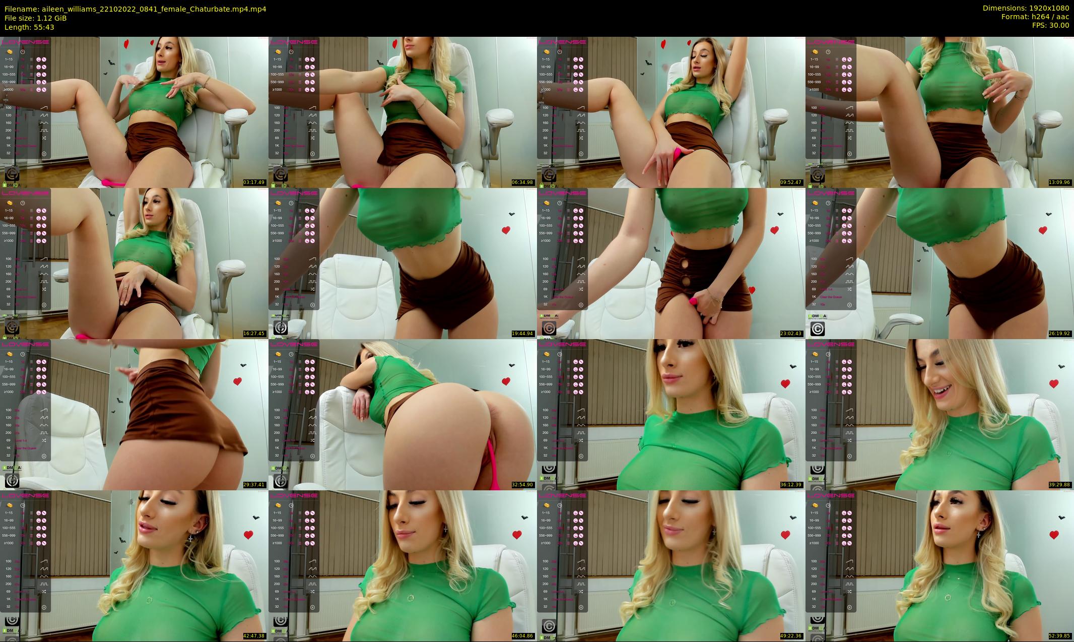 aileen_williams — 56 minute Chaturbate female cam show recording, 1080p, Oct 22, 2022