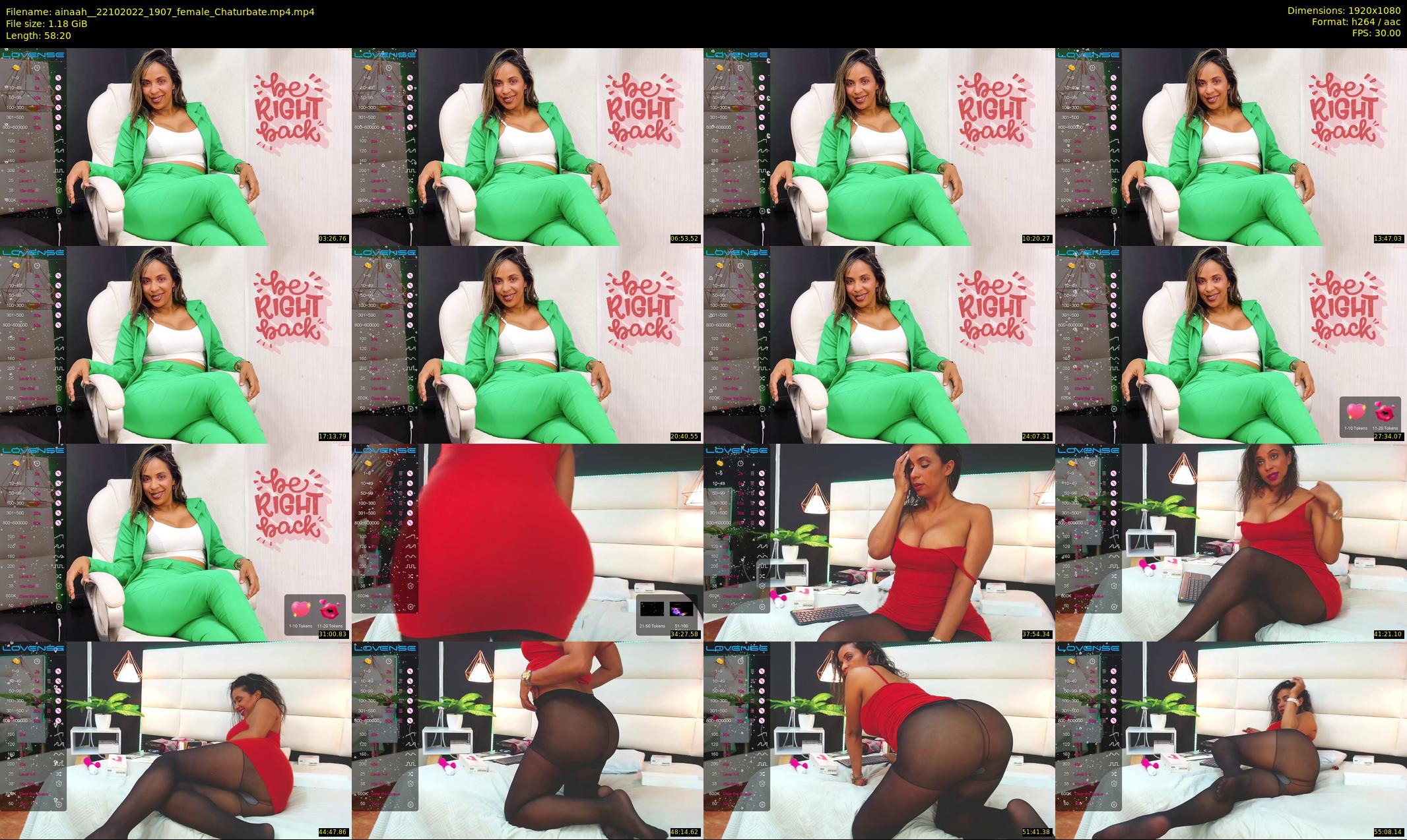ainaah_ — 59 minute Chaturbate female cam show recording, 1080p, Oct 22, 2022