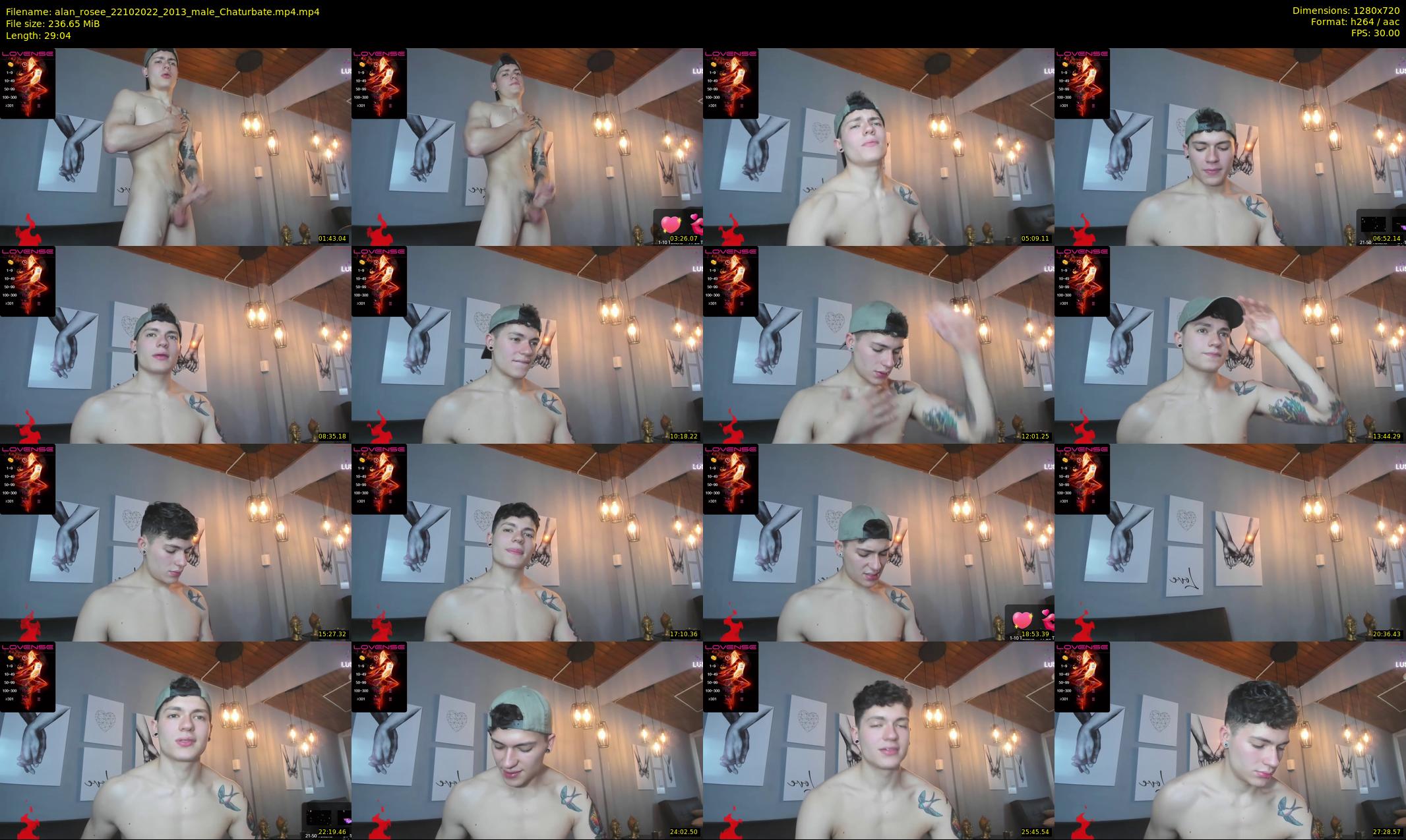 alan_rosee — 30 minute Chaturbate male cam show recording, 720p, Oct 22, 2022