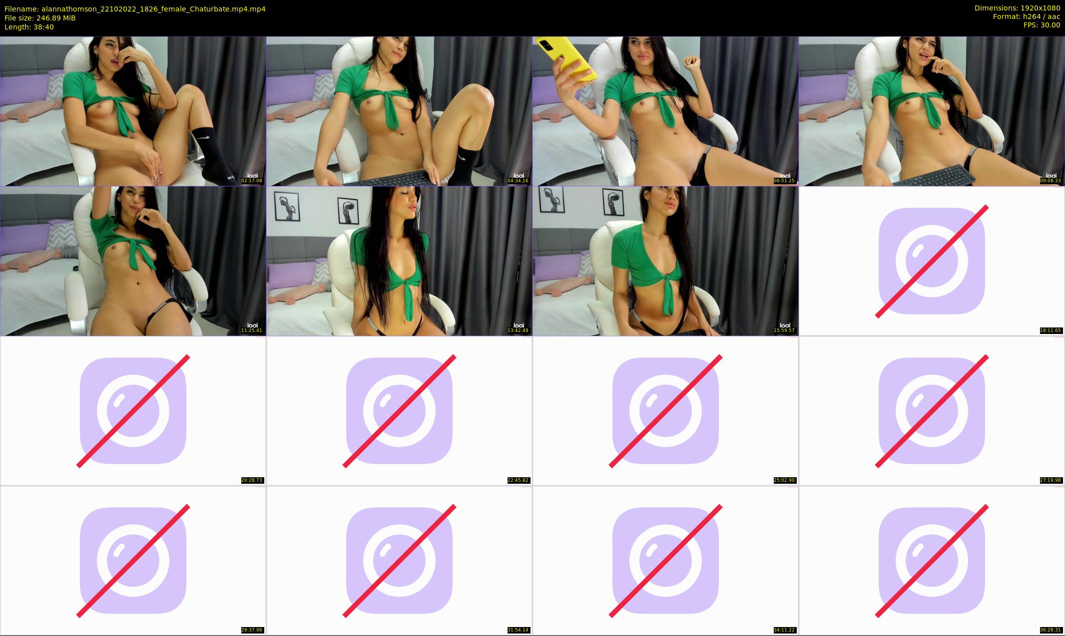 alannathomson — 39 minute Chaturbate female cam show recording, 1080p, Oct 22, 2022