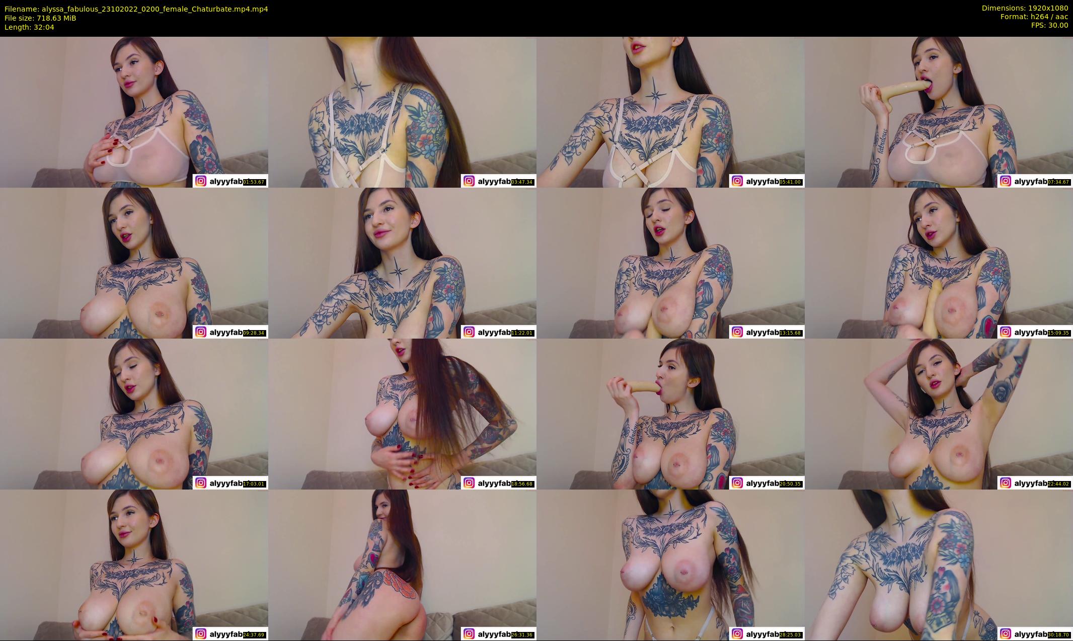 alyssa_fabulous — 33 minute Chaturbate female cam show recording, 1080p, Oct 23, 2022