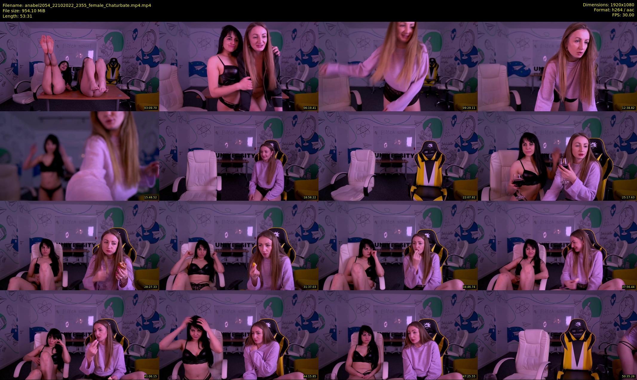 anabel2054 — 54 minute Chaturbate female cam show recording, 1080p, Oct 22, 2022