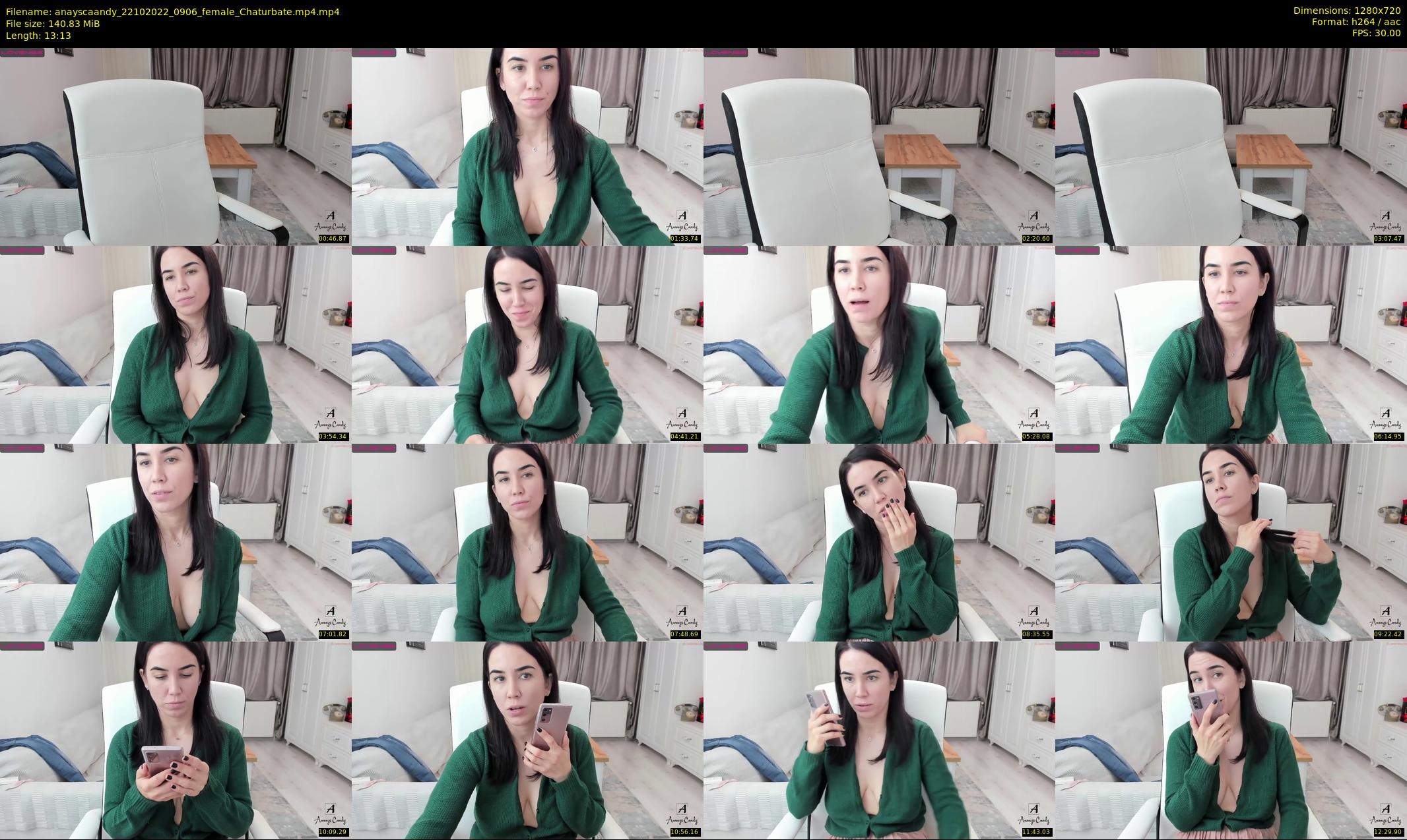 anayscaandy — 14 minute Chaturbate female cam show recording, 720p, Oct 22, 2022