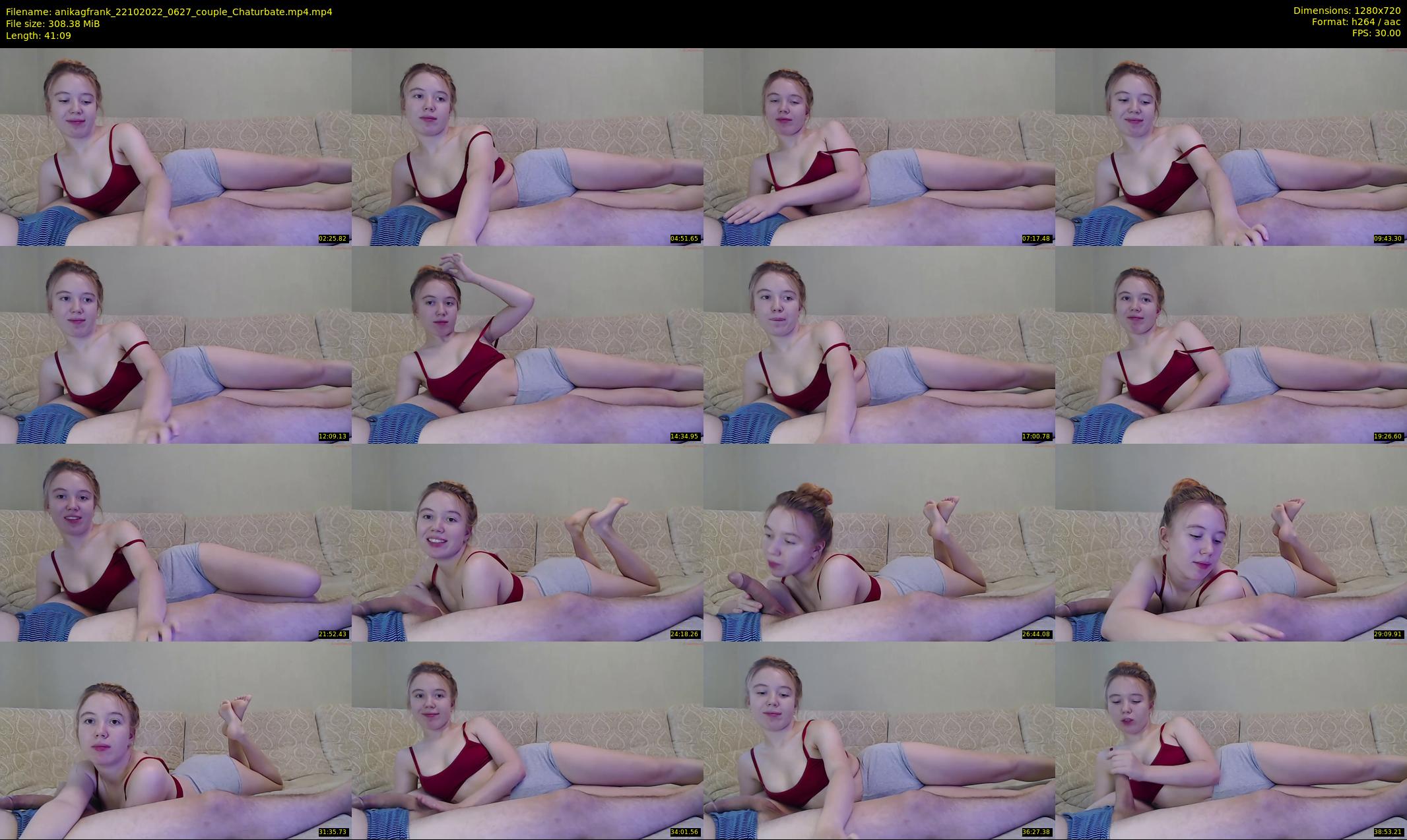anikagfrank — 42 minute Chaturbate couple cam show recording, 720p, Oct 22, 2022