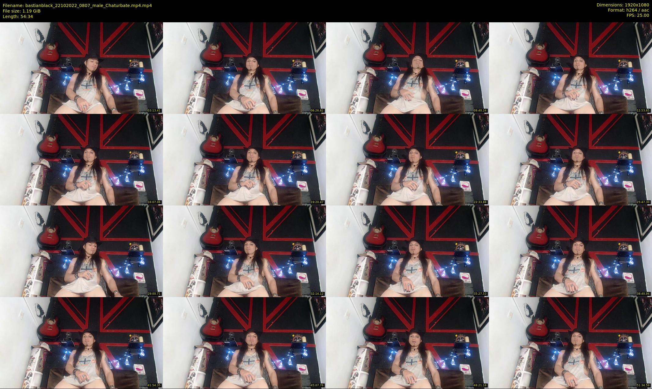 bastianblack — 55 minute Chaturbate male cam show recording, 1080p, Oct 22, 2022