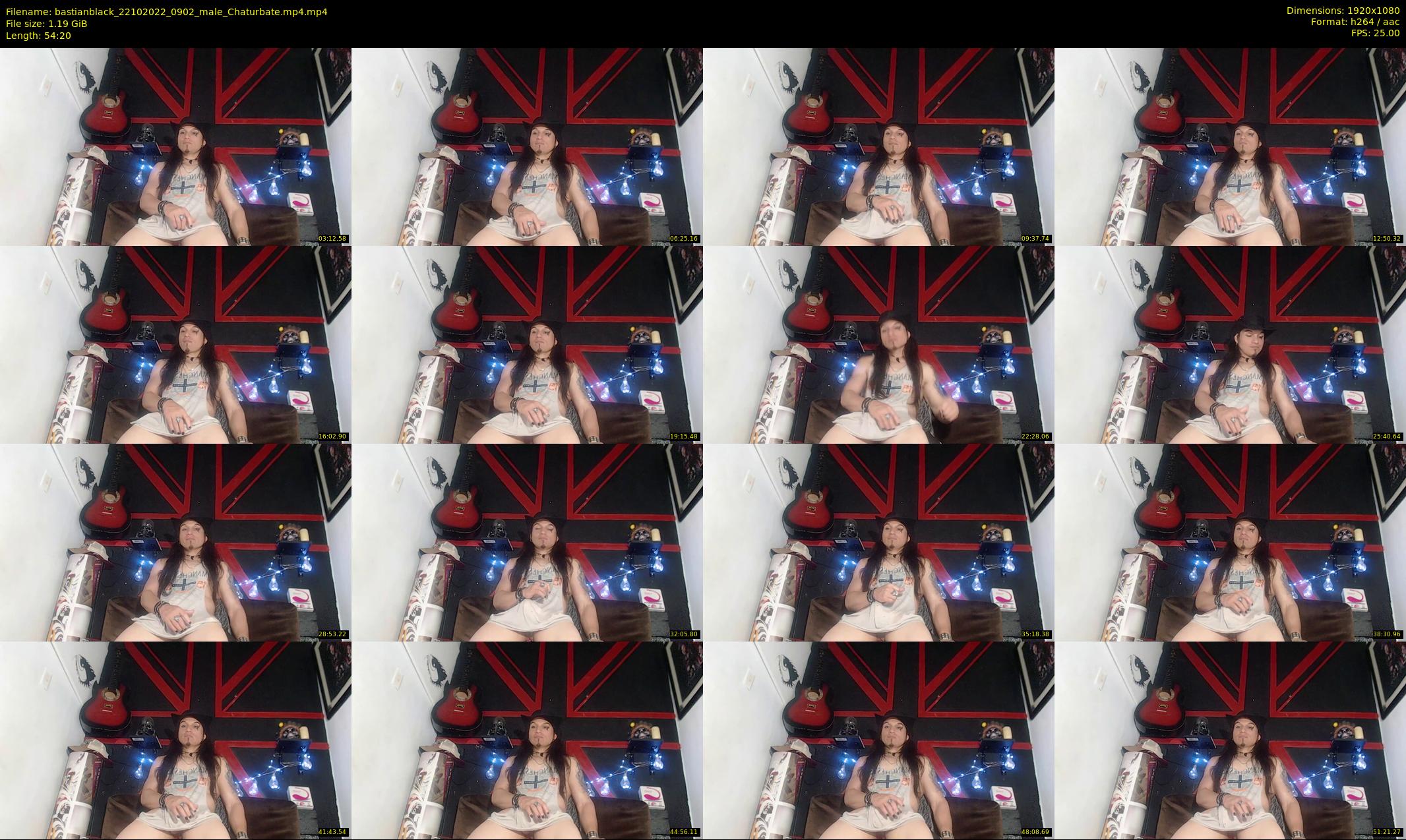 bastianblack — 55 minute Chaturbate male cam show recording, 1080p, Oct 22, 2022