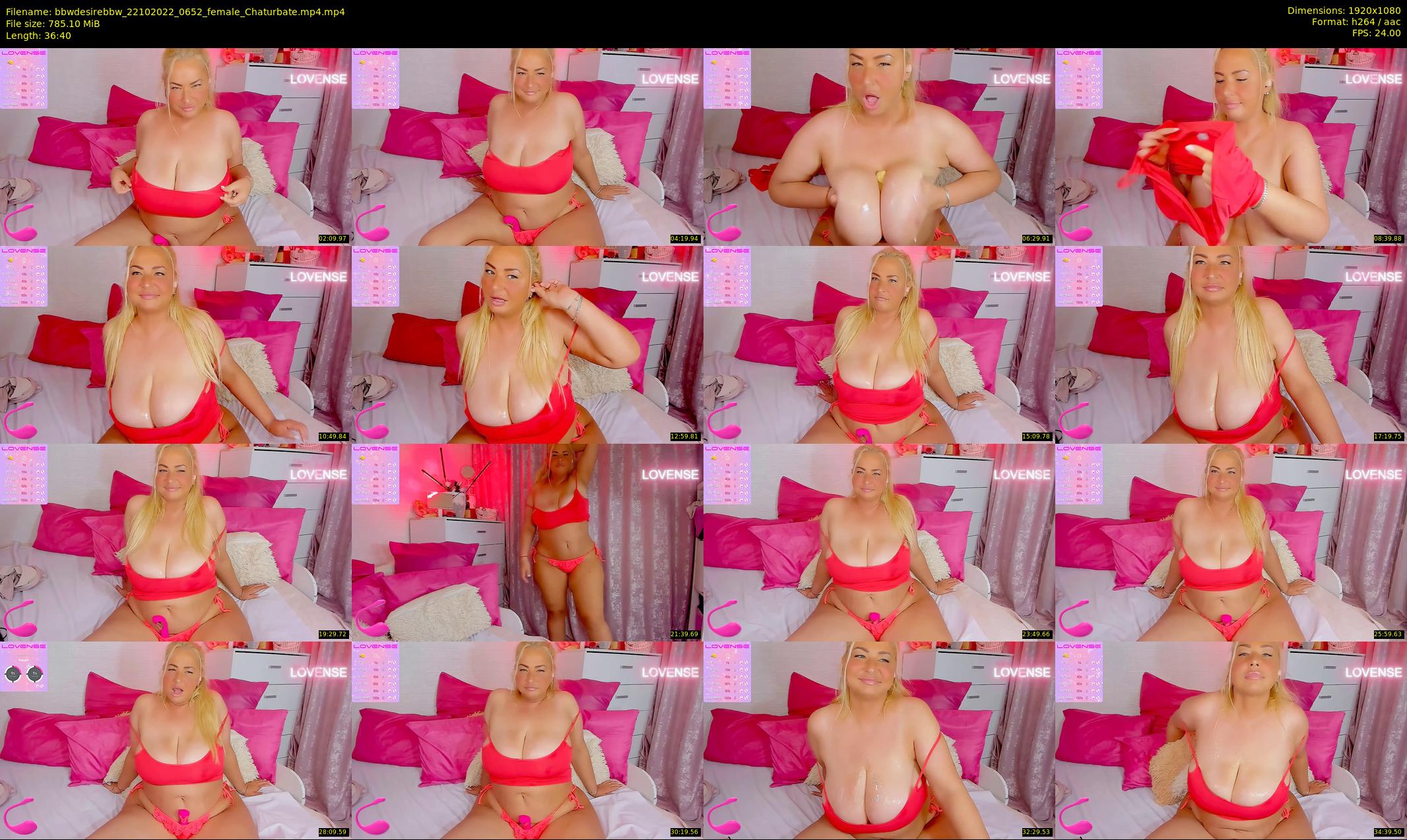 bbwdesirebbw — 37 minute Chaturbate female cam show recording, 1080p, Oct 22, 2022