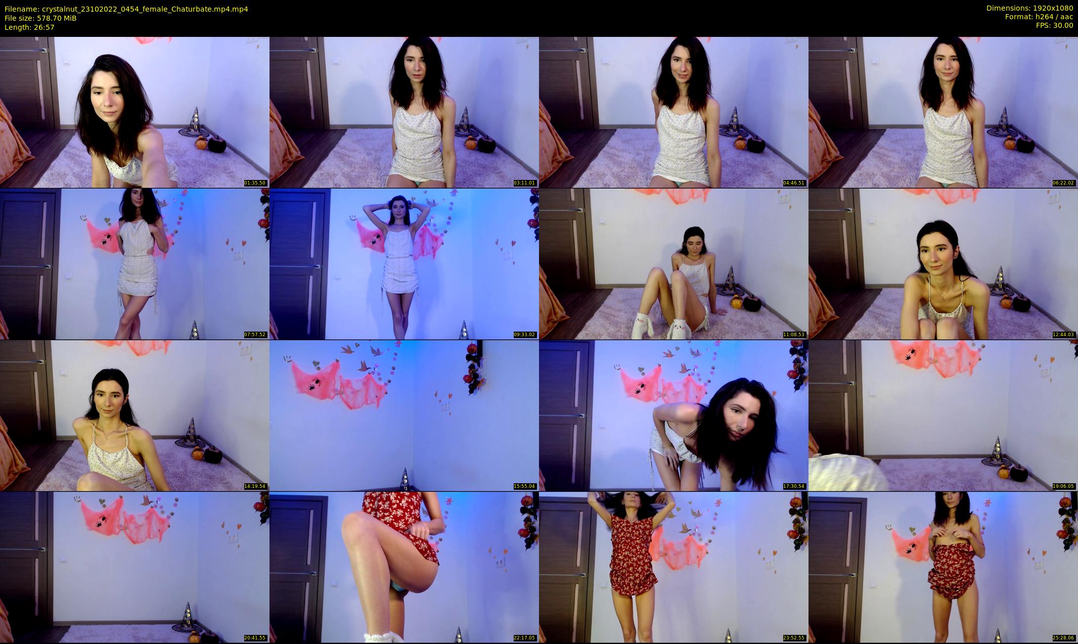 crystalnut — 27 minute Chaturbate female cam show recording, 1080p, Oct 23, 2022