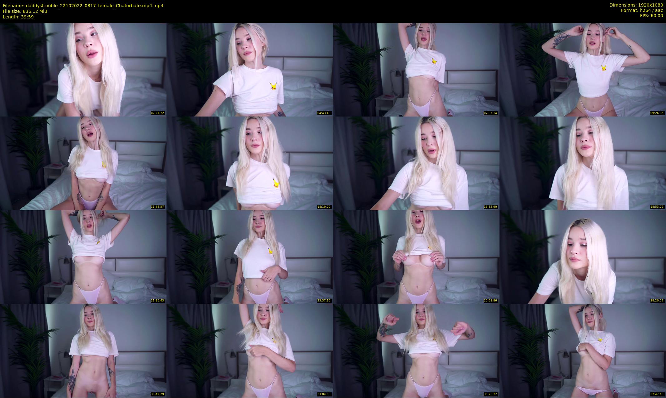 daddystrouble — 40 minute Chaturbate female cam show recording, 1080p, Oct 22, 2022