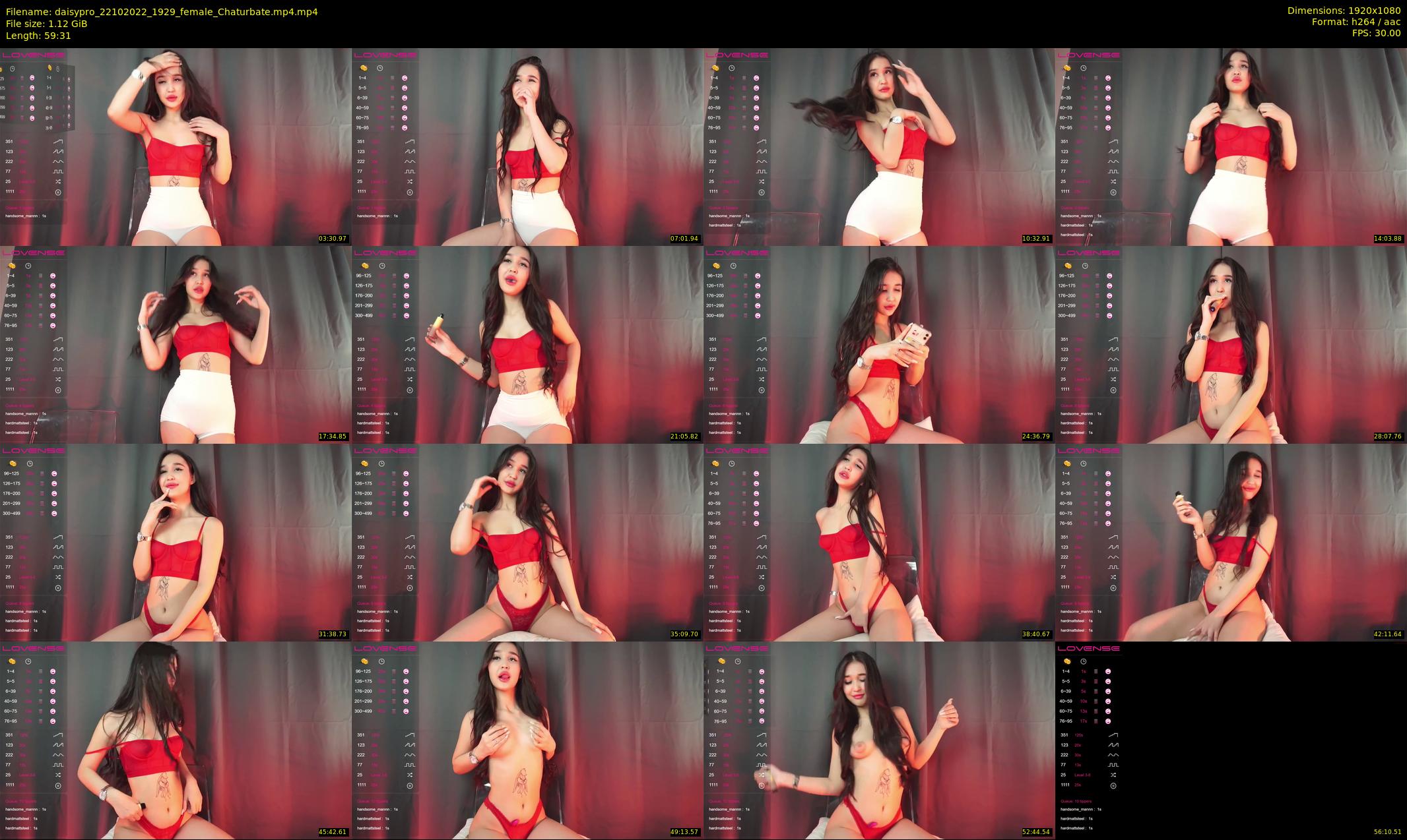 daisypro — 60 minute Chaturbate couple cam show recording, 1080p, Oct 22, 2022