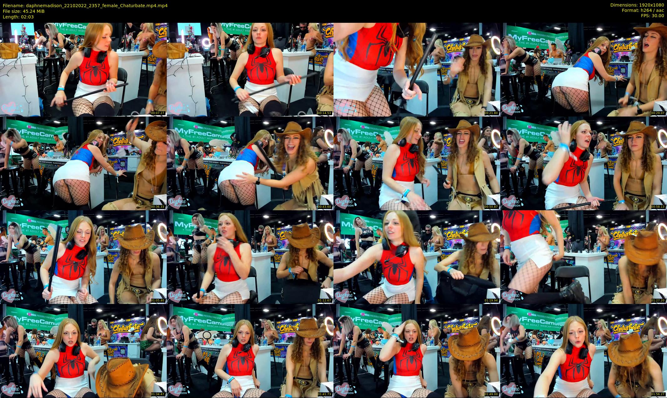 daphnemadison — 3 minute Chaturbate couple cam show recording, 1080p, Oct 22, 2022