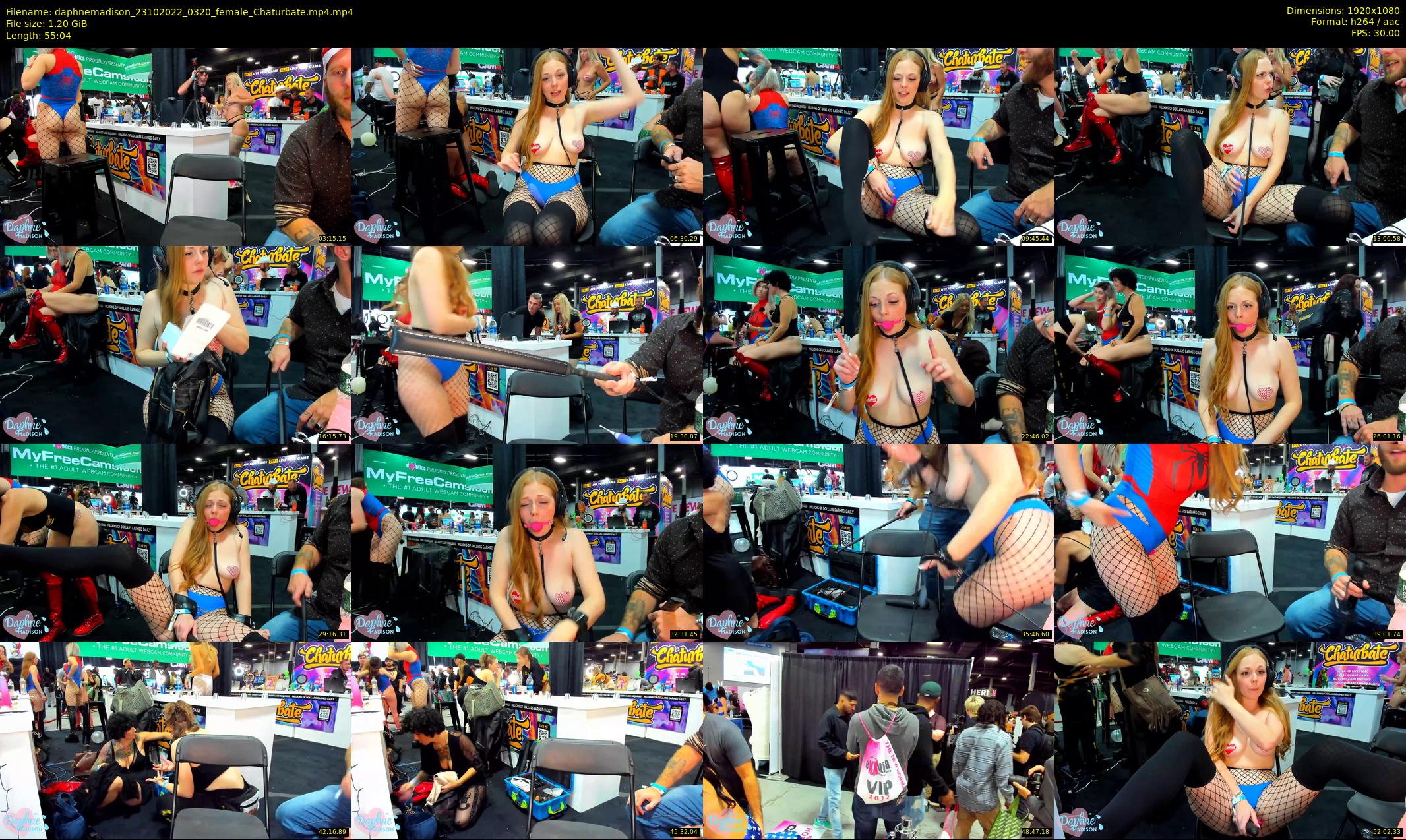 daphnemadison — 56 minute Chaturbate couple cam show recording, 1080p, Oct 23, 2022