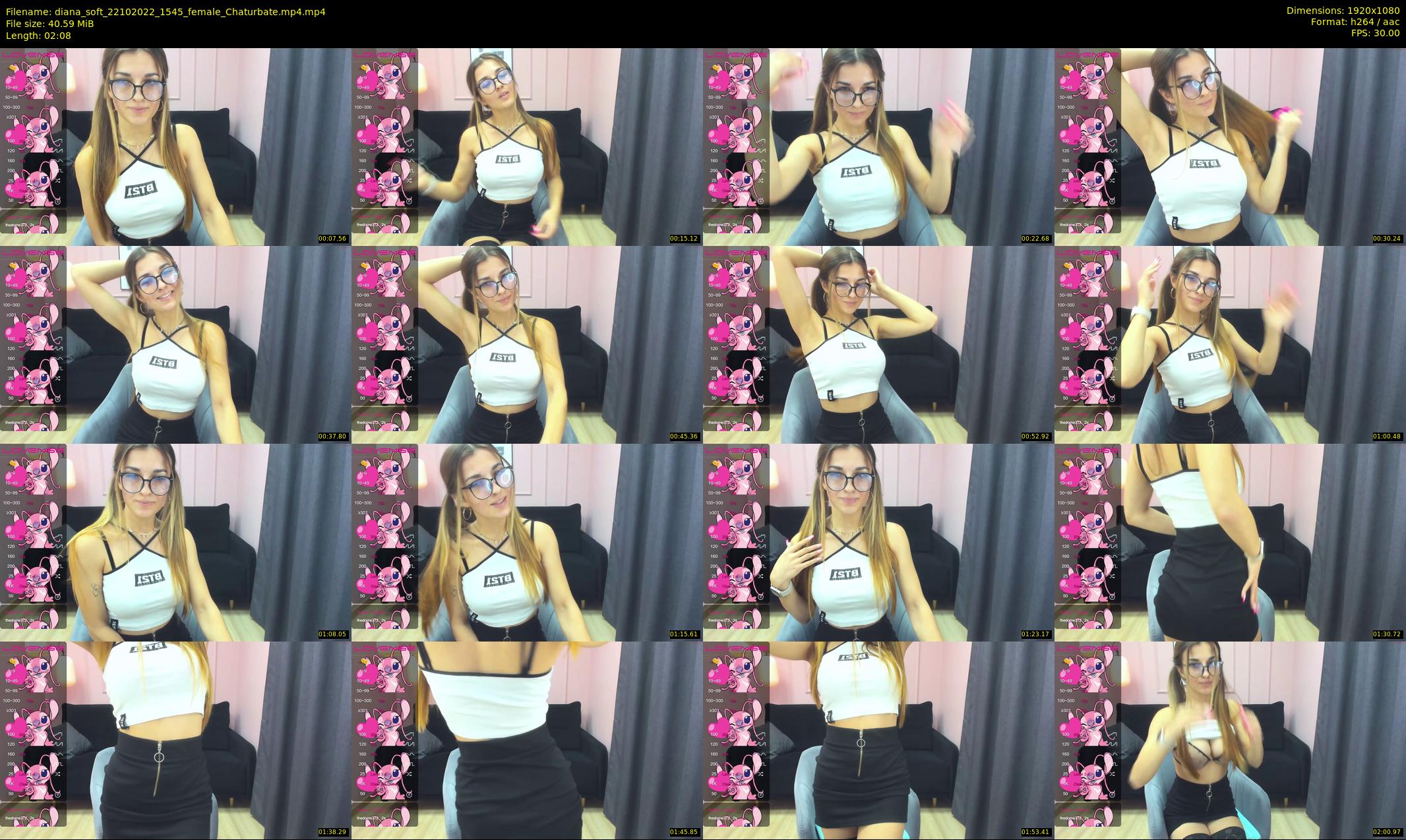 diana_soft — 3 minute Chaturbate female cam show recording, 1080p, Oct 22, 2022