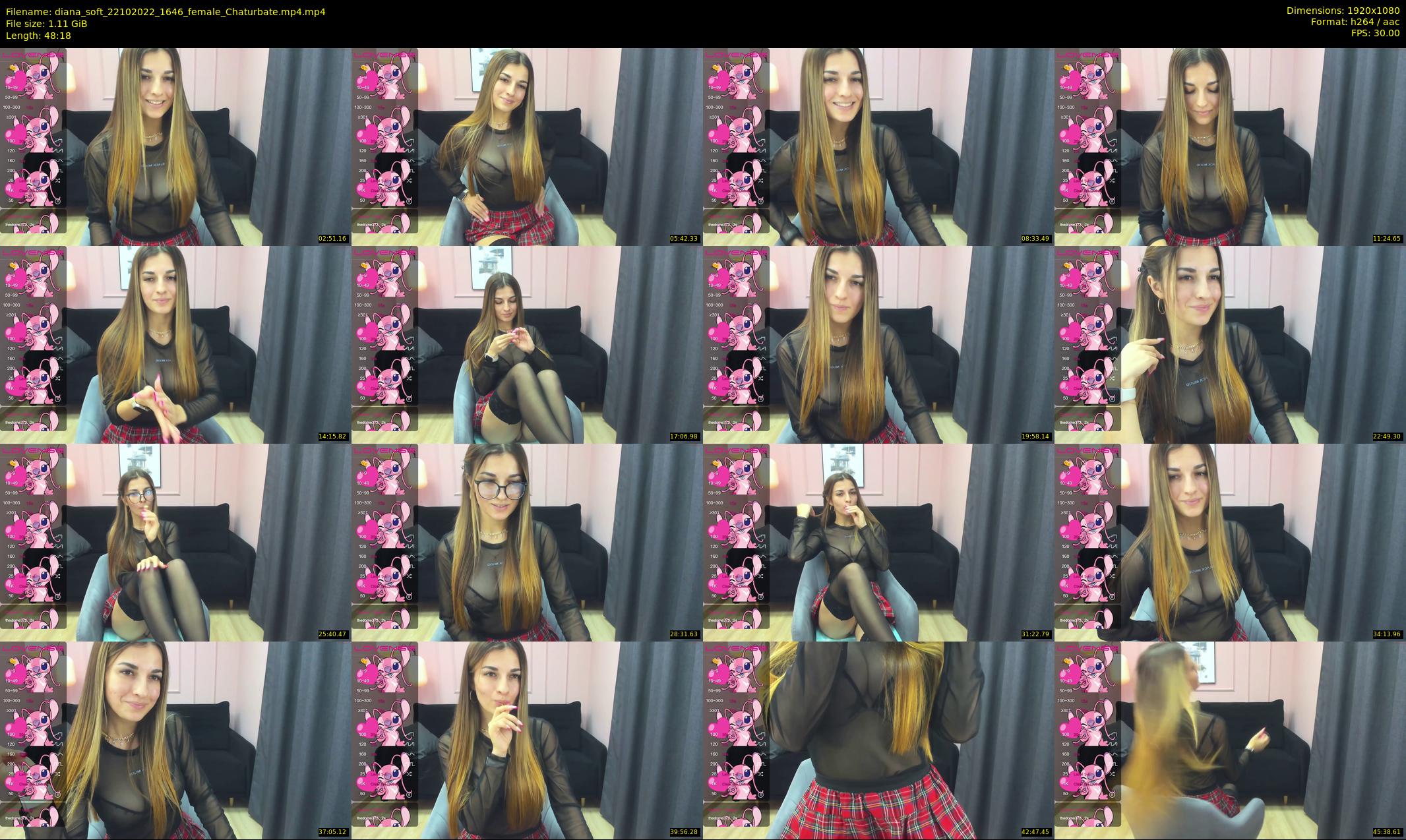diana_soft — 49 minute Chaturbate female cam show recording, 1080p, Oct 22, 2022