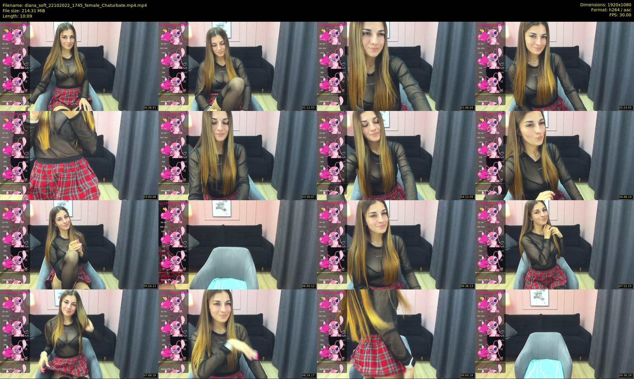 diana_soft — 11 minute Chaturbate female cam show recording, 1080p, Oct 22, 2022