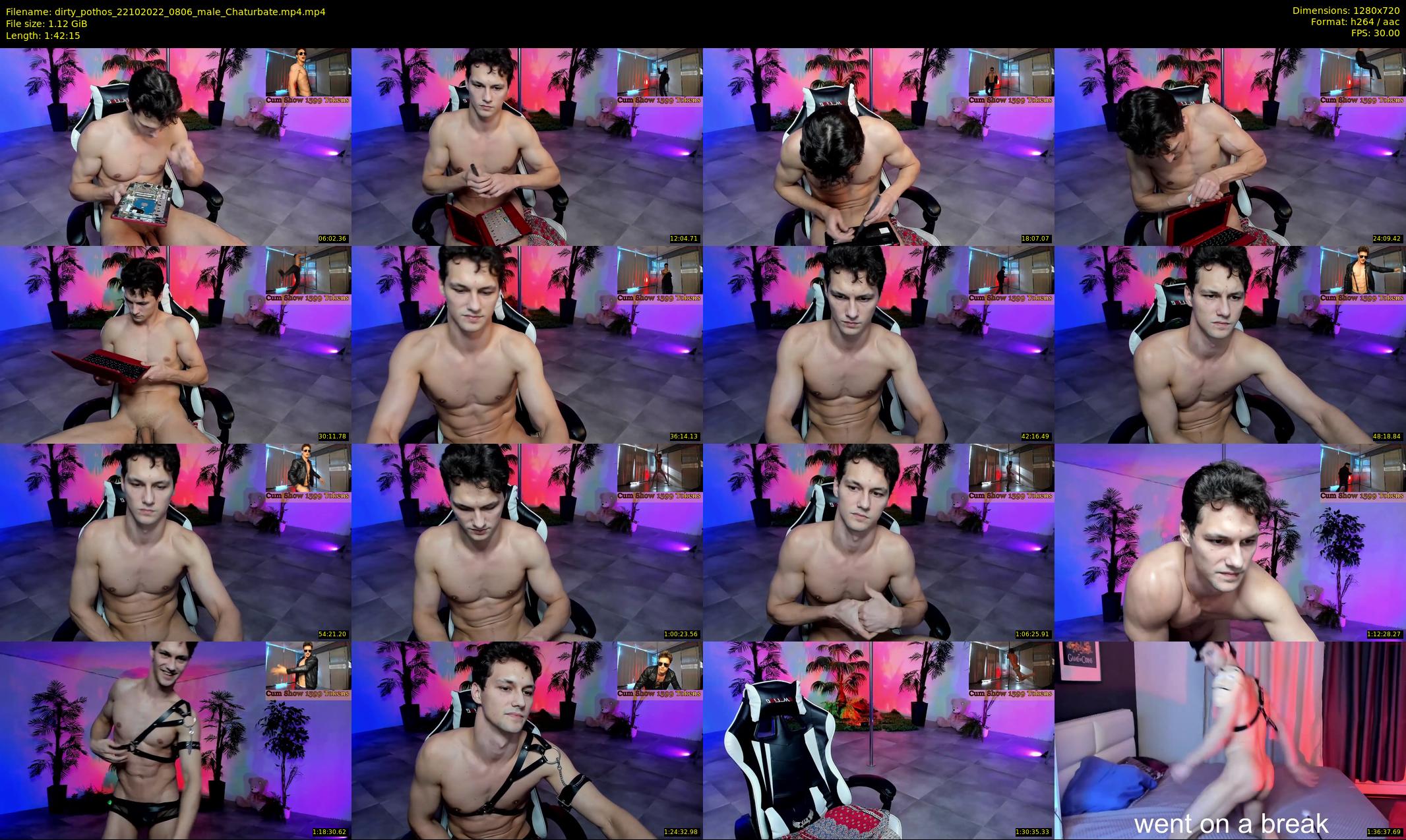 dirty_pothos — 103 minute Chaturbate male cam show recording, 720p, Oct 22, 2022