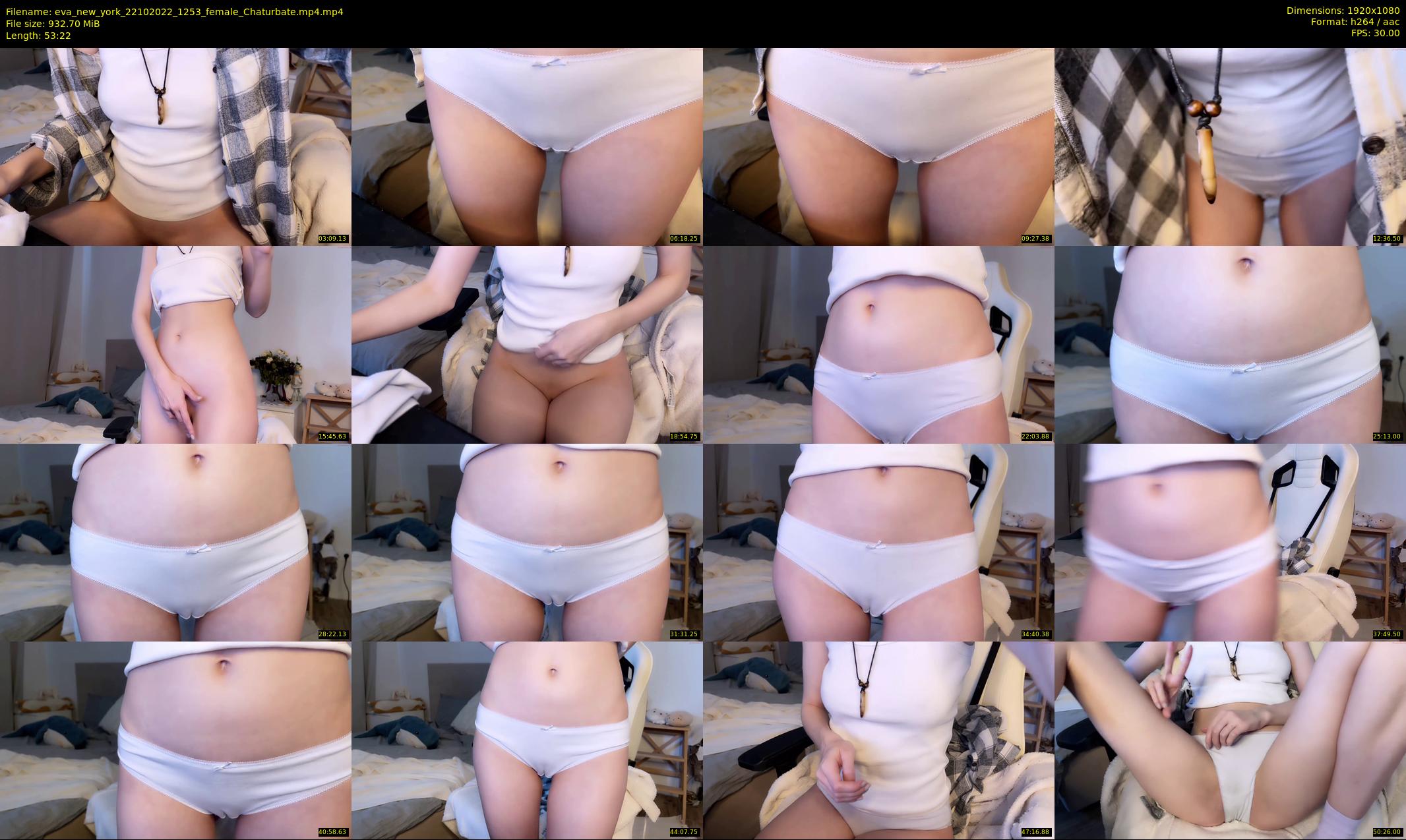 eva_new_york — 54 minute Chaturbate female cam show recording, 1080p, Oct 22, 2022