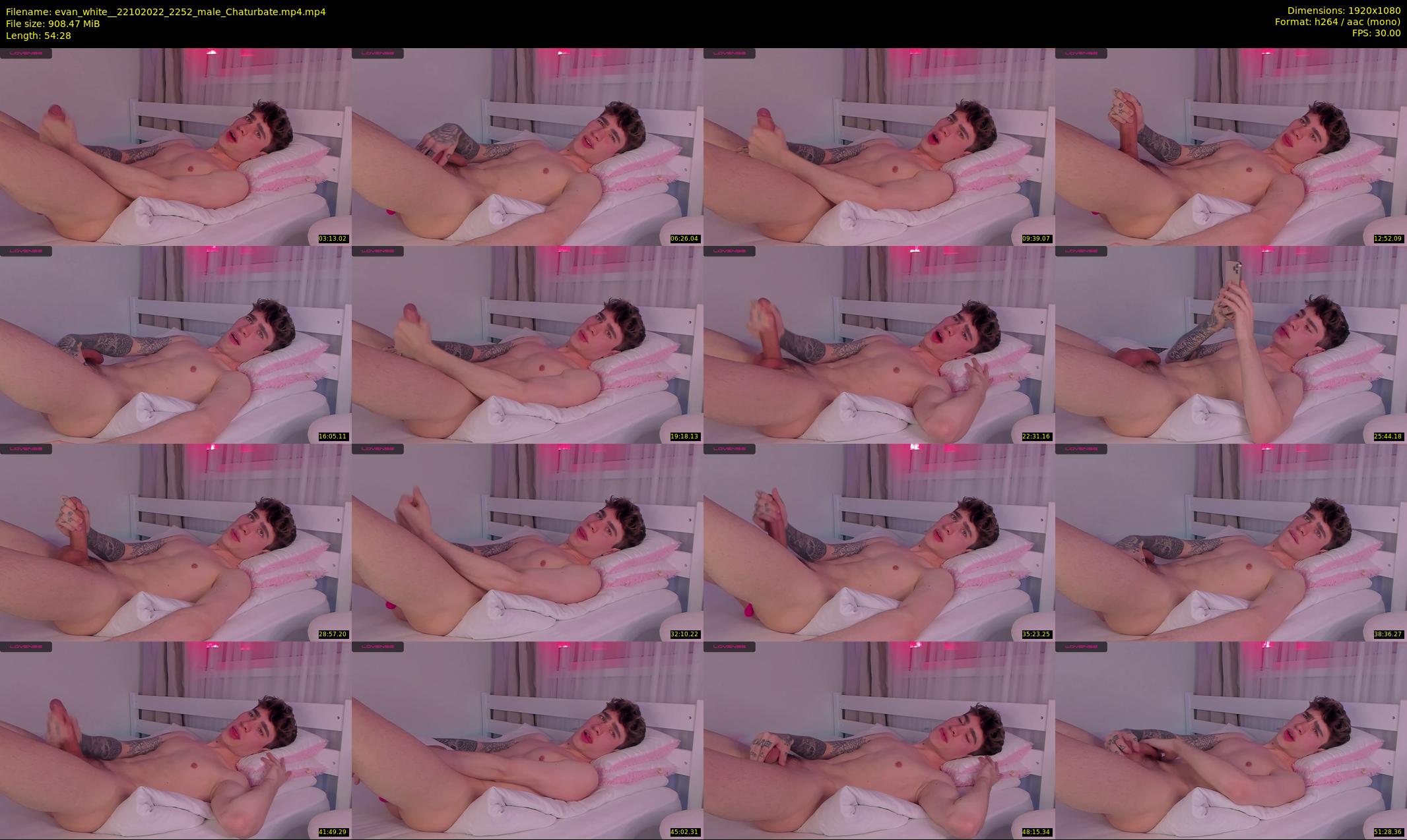 evan_white_ — 55 minute Chaturbate male cam show recording, 1080p, Oct 22, 2022