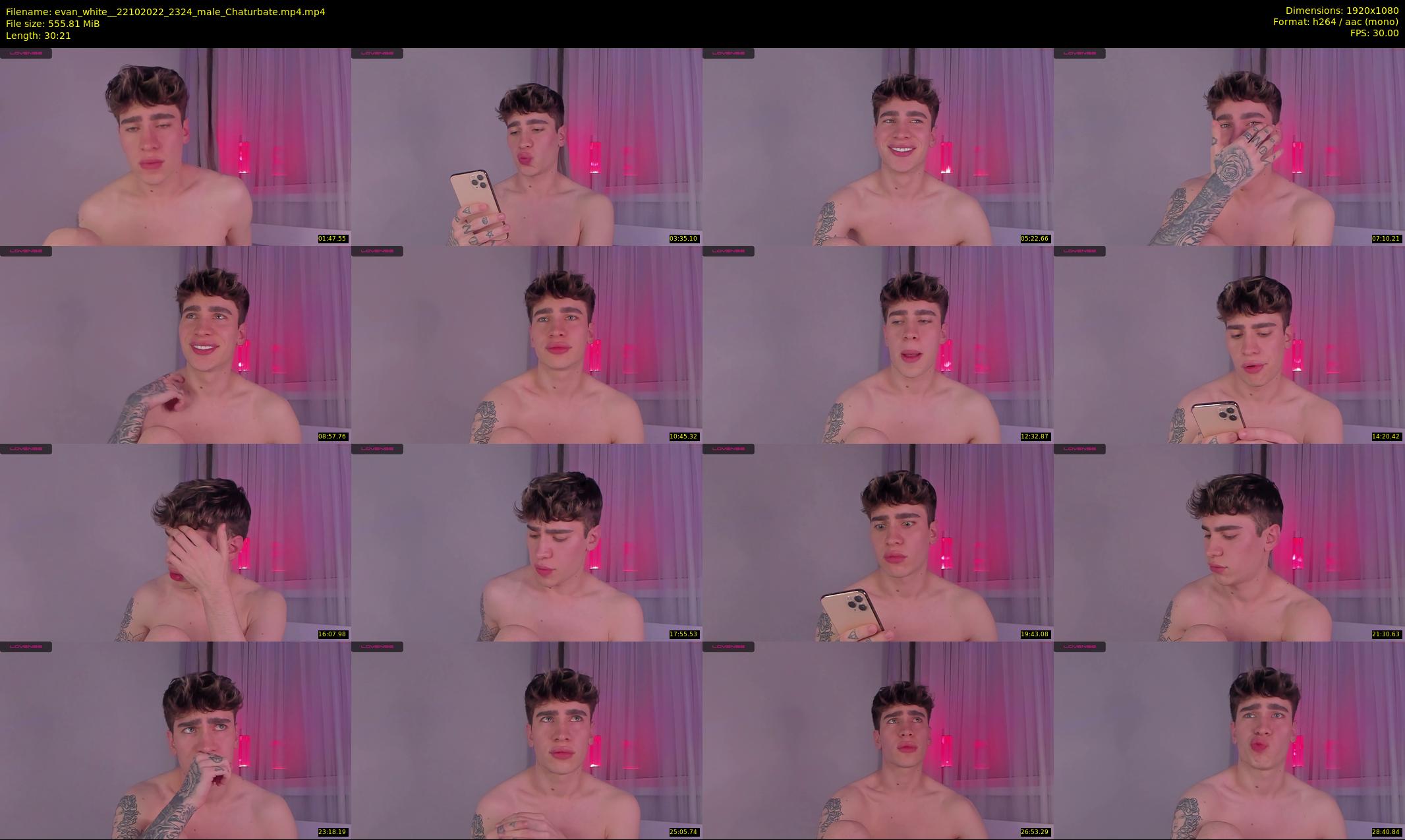 evan_white_ — 31 minute Chaturbate male cam show recording, 1080p, Oct 22, 2022
