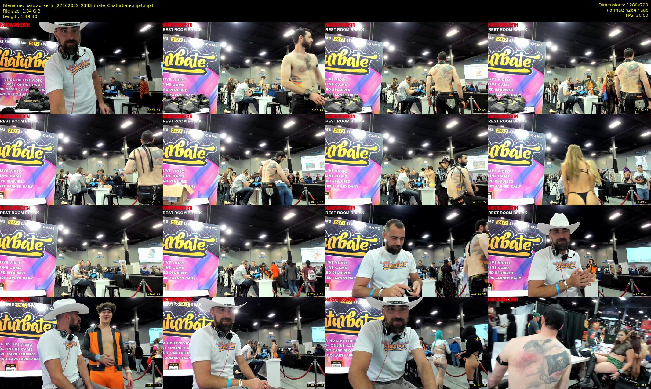hardworkertn — 110 minute Chaturbate male cam show recording, 720p, Oct 22, 2022