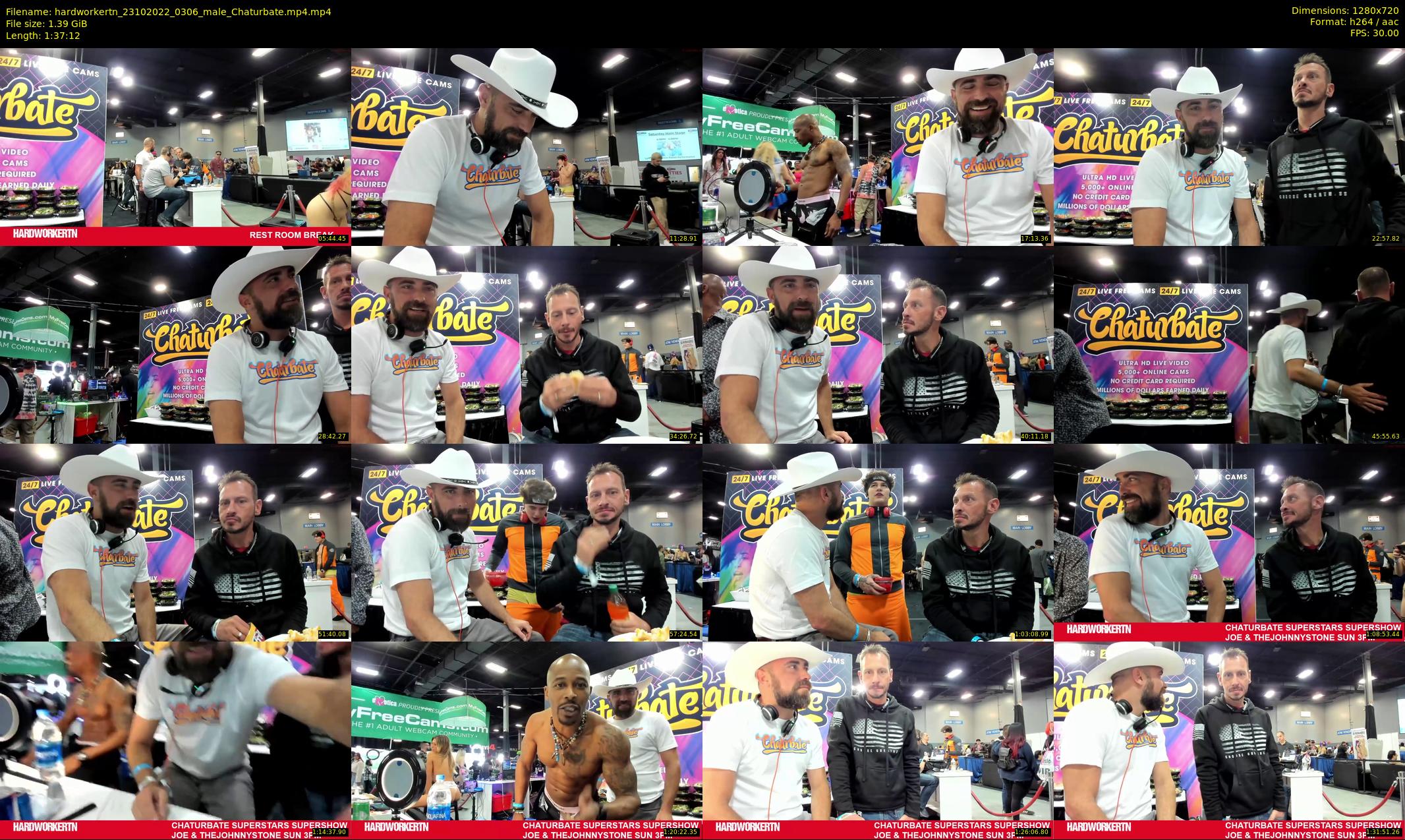 hardworkertn — 98 minute Chaturbate male cam show recording, 720p, Oct 23, 2022