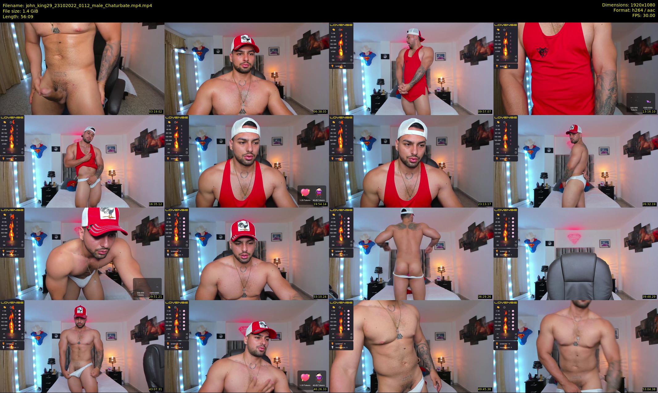 john_king29 — 57 minute Chaturbate male cam show recording, 1080p, Oct 23, 2022