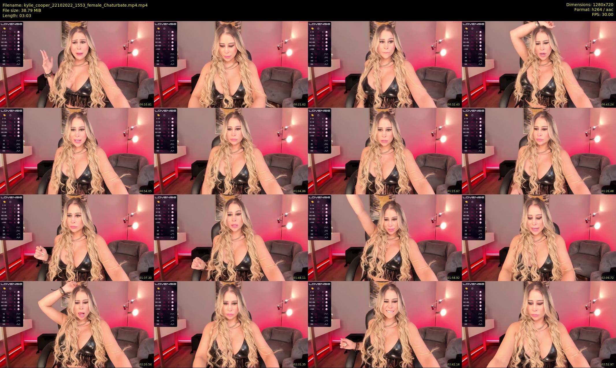 kylie_cooper — 4 minute Chaturbate female cam show recording, 720p, Oct 22, 2022
