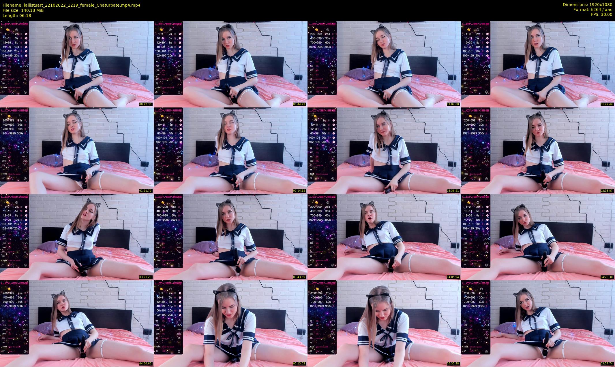 lallistuart — 7 minute Chaturbate female cam show recording, 1080p, Oct 22, 2022