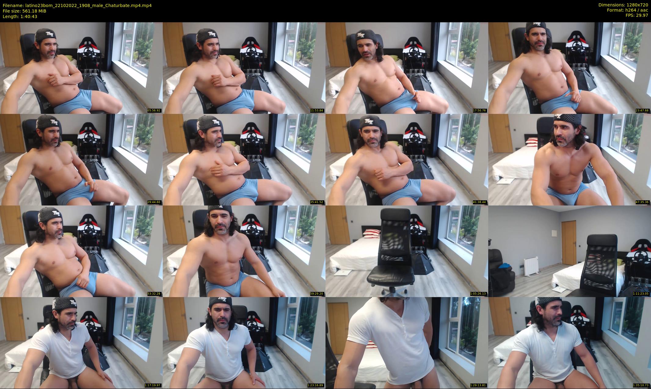 latino23bom — 101 minute Chaturbate male cam show recording, 720p, Oct 22, 2022