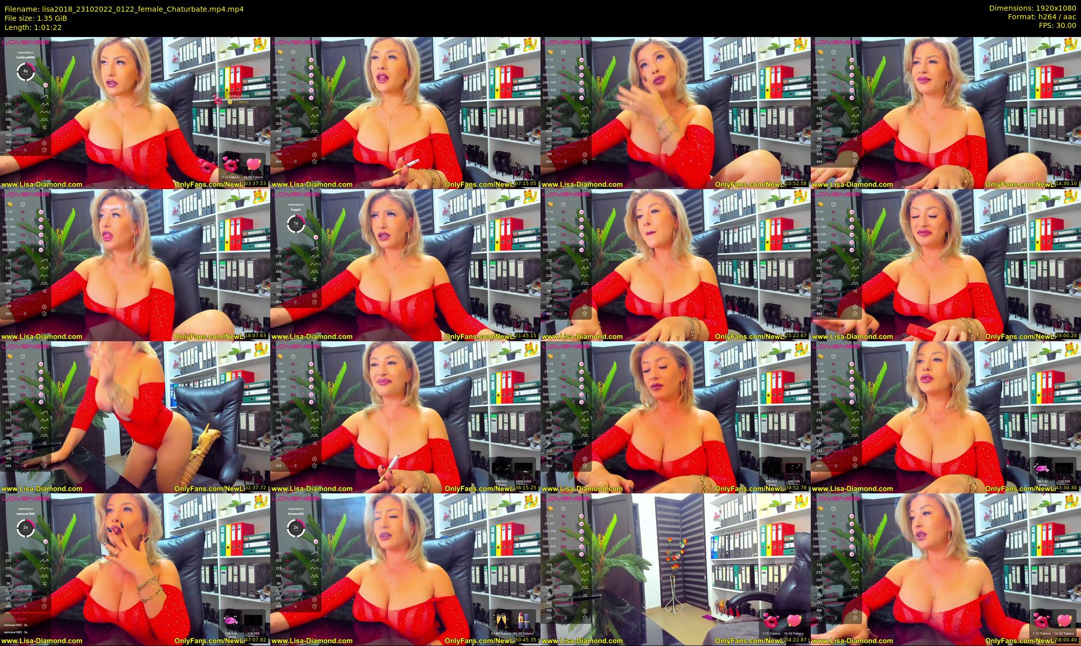 lisa2018 — 62 minute Chaturbate female cam show recording, 1080p, Oct 23, 2022