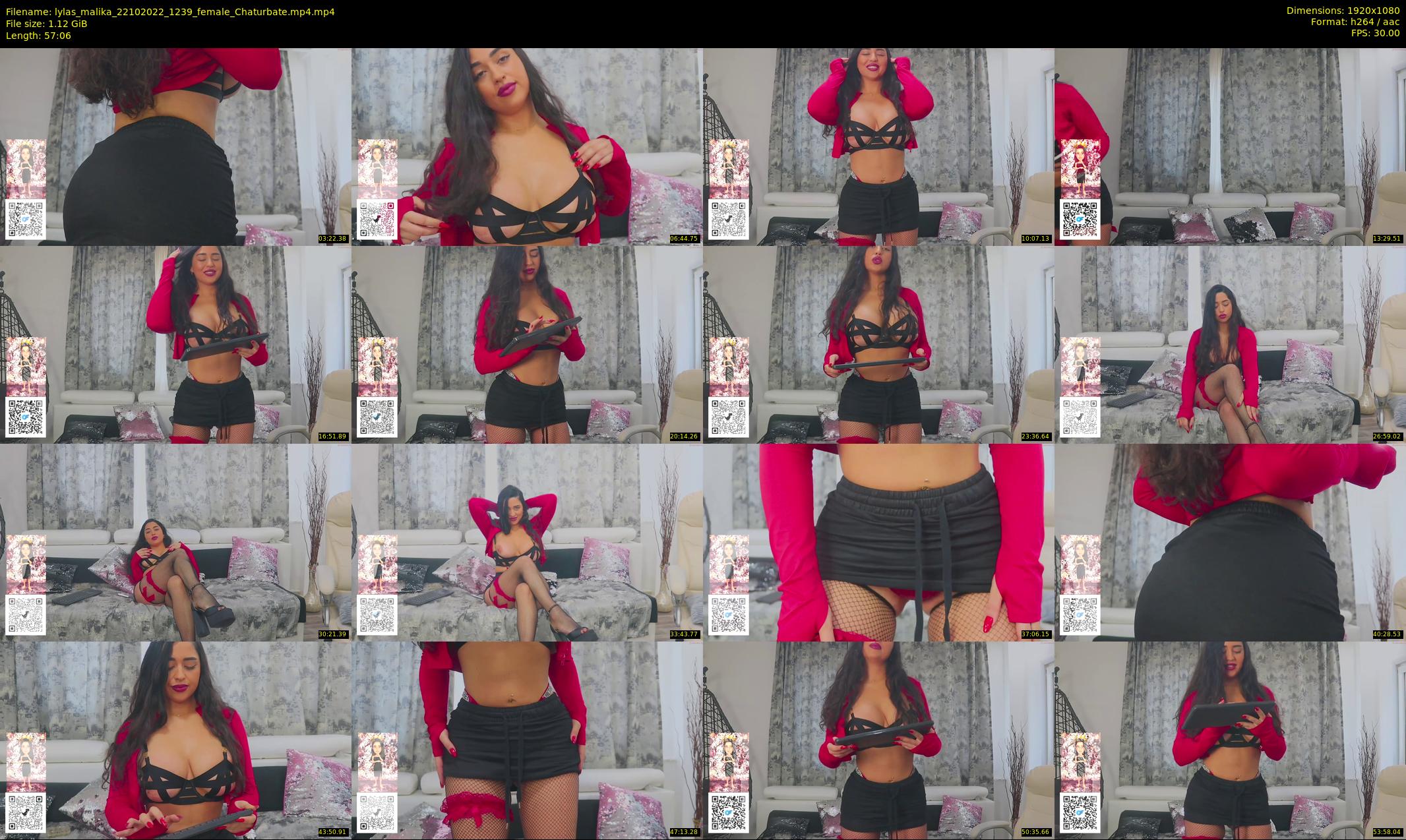 lylas_malika — 58 minute Chaturbate female cam show recording, 1080p, Oct 22, 2022