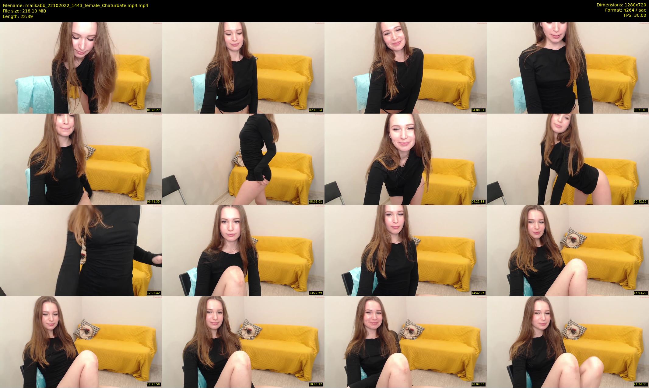 malikabb — 23 minute Chaturbate female cam show recording, 720p, Oct 22, 2022