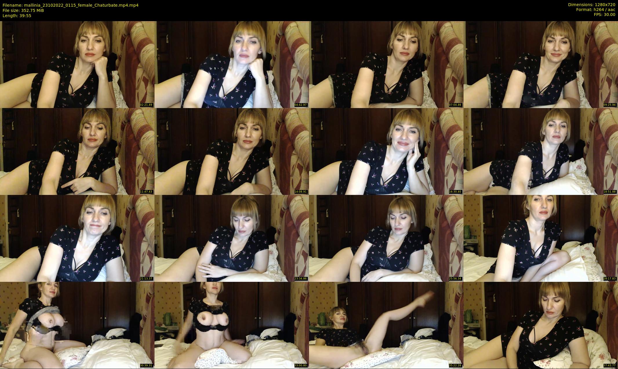 mallinia — 40 minute Chaturbate female cam show recording, 720p, Oct 23, 2022