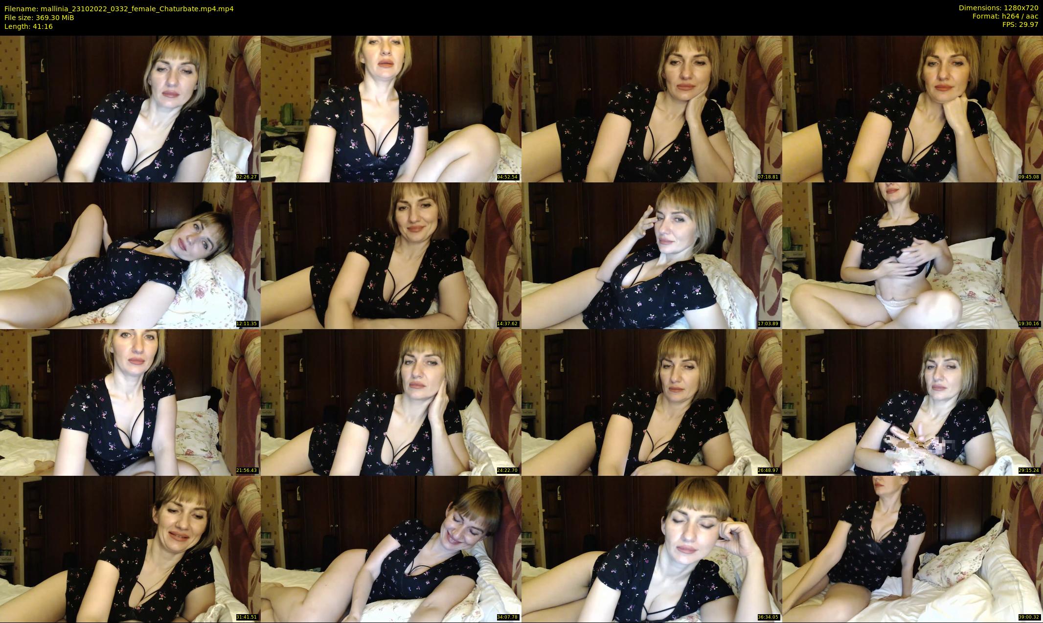 mallinia — 42 minute Chaturbate female cam show recording, 720p, Oct 23, 2022