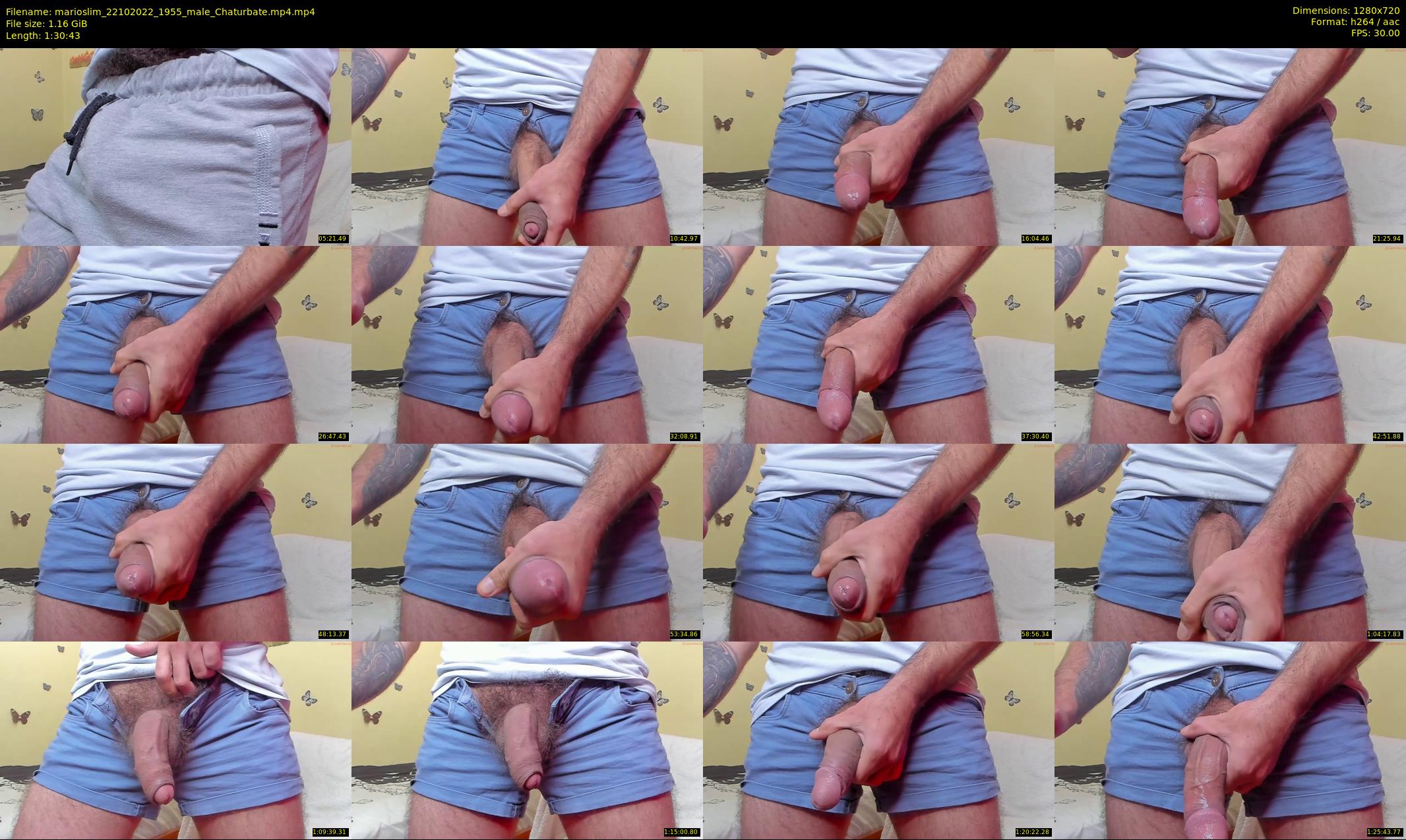 marioslim — 91 minute Chaturbate male cam show recording, 720p, Oct 22, 2022