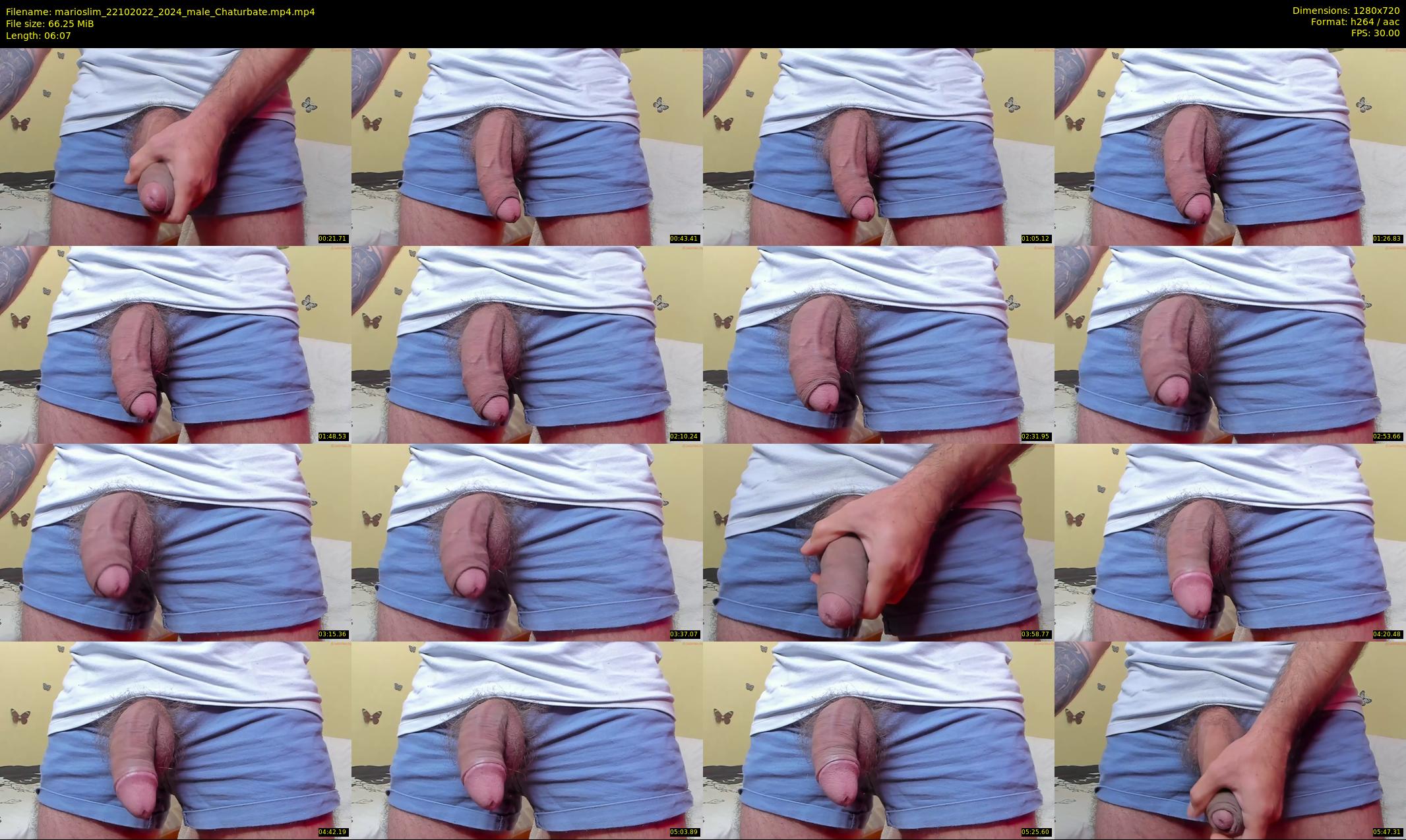 marioslim — 7 minute Chaturbate male cam show recording, 720p, Oct 22, 2022