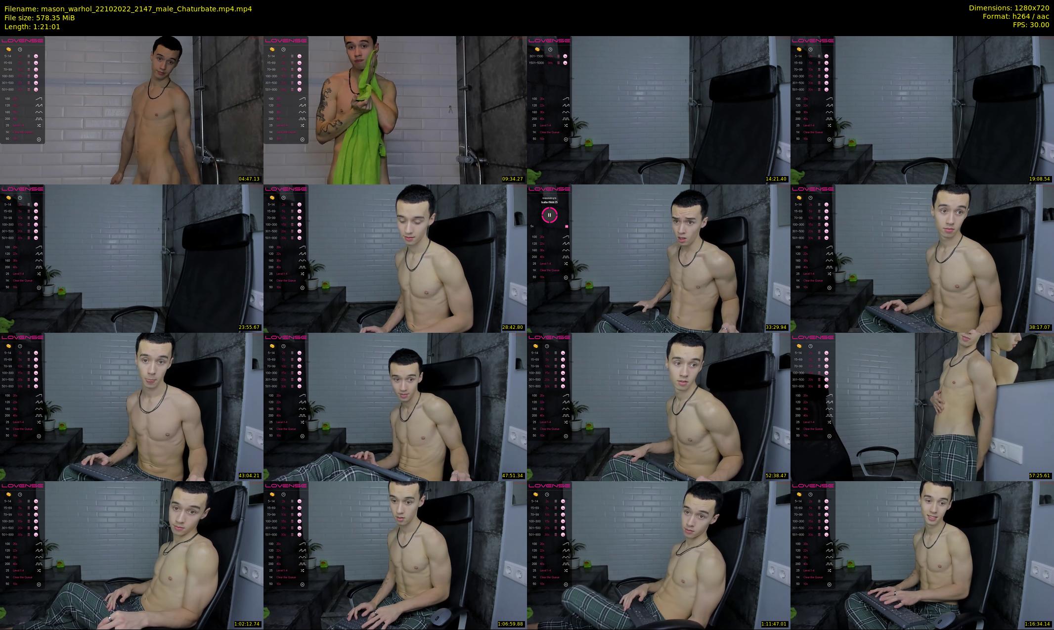 mason_warhol — 82 minute Chaturbate male cam show recording, 720p, Oct 22, 2022
